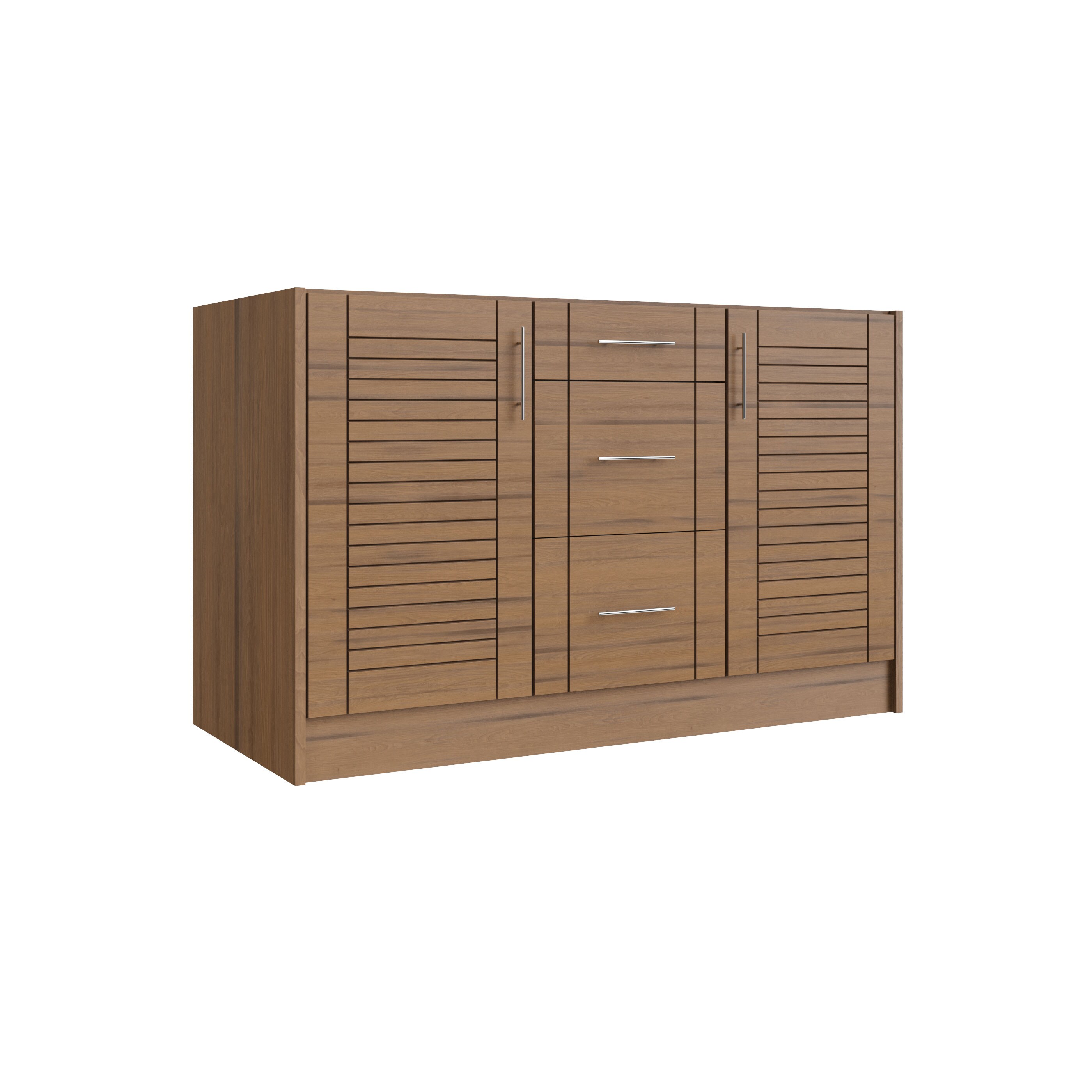 WeatherStrong WSE54WC-TTK Tampa 3 -Piece 55.25-in W x 25.5-in D x 34.5-in H Modular Outdoor Kitchen Set