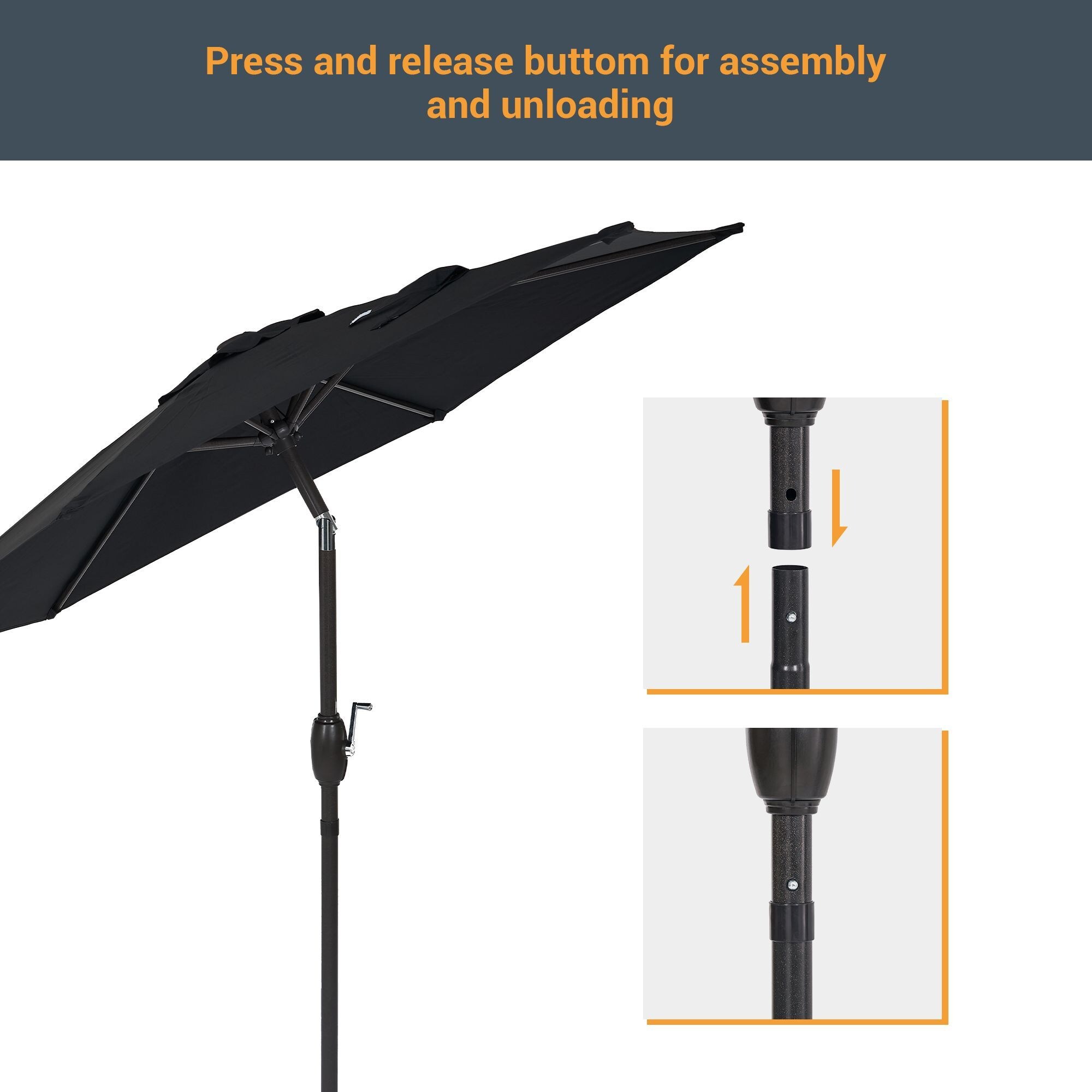 Sonkuki SD-TJ09BK Umbrellas-2 - View #6