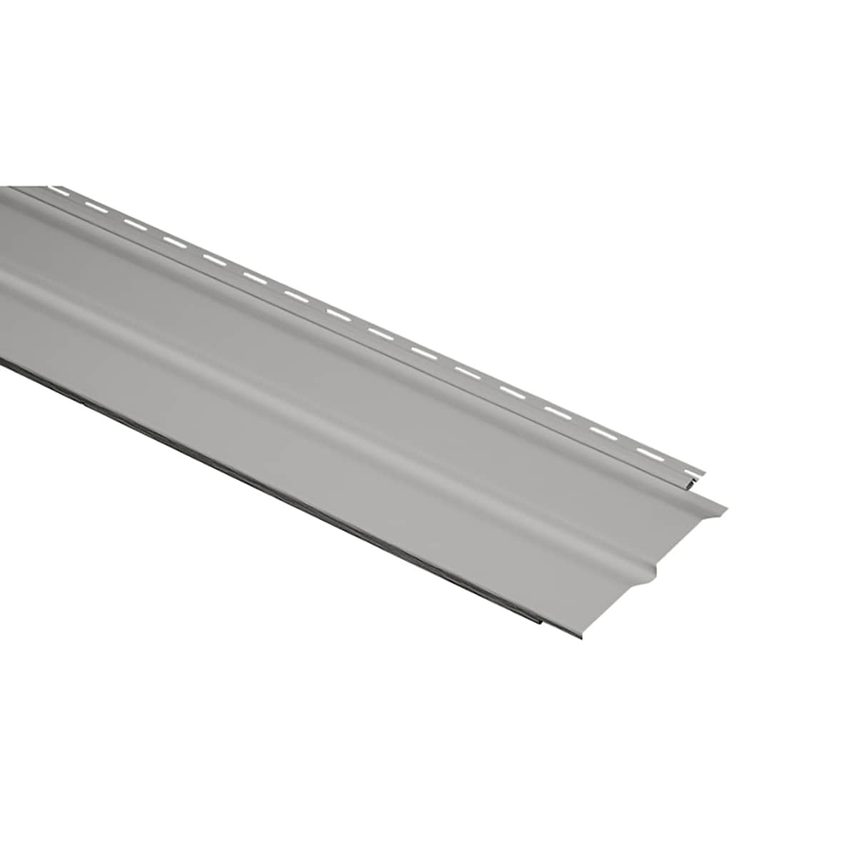Georgia-Pacific 531664 Vision Pro Double 4-in Dutch lap Gray Vinyl Siding Panel 8-in x 150-in 8.33-sq ft /piece