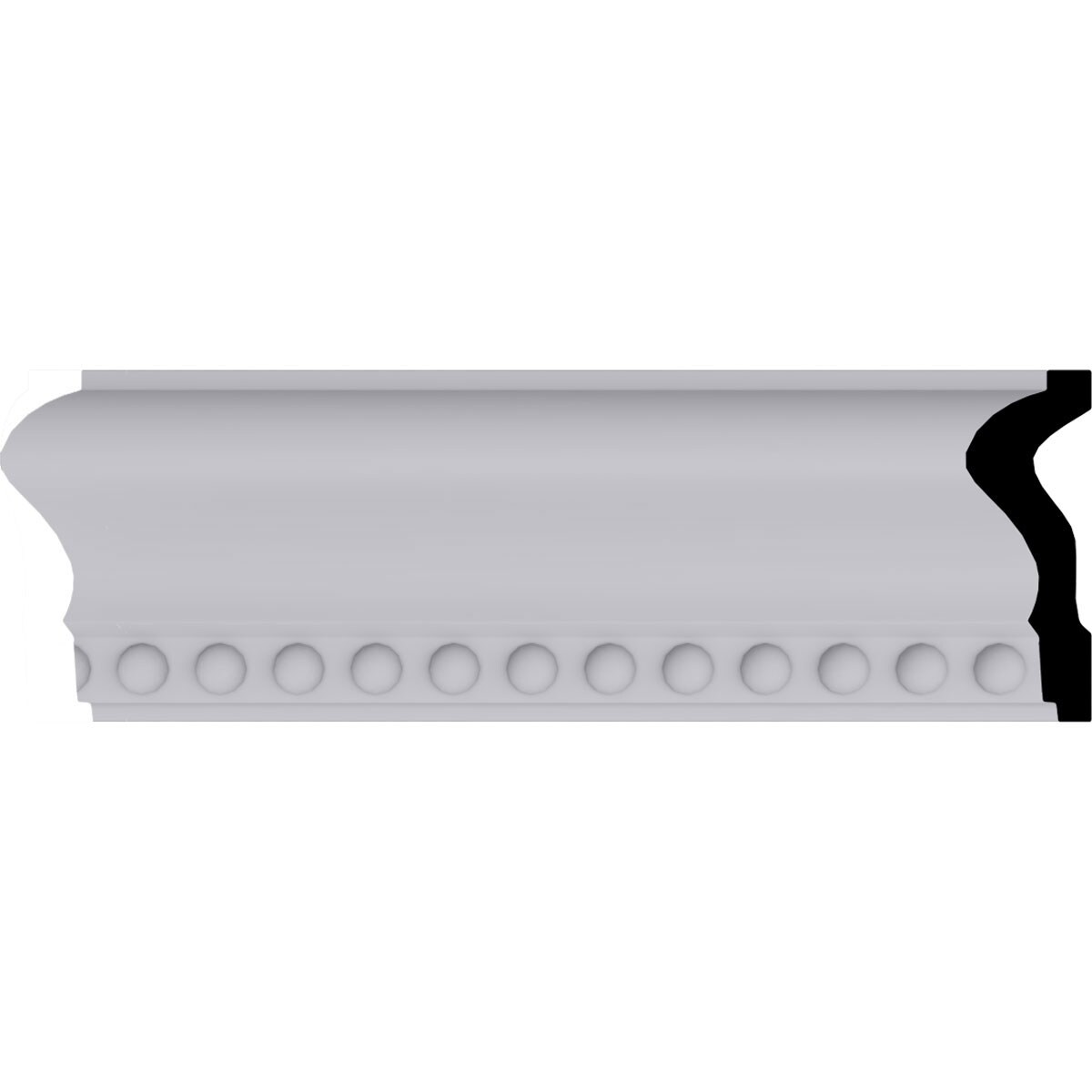 Ekena Millwork MLD02X01ED-CASE-2 Chair-Rail-Moulding - View #5