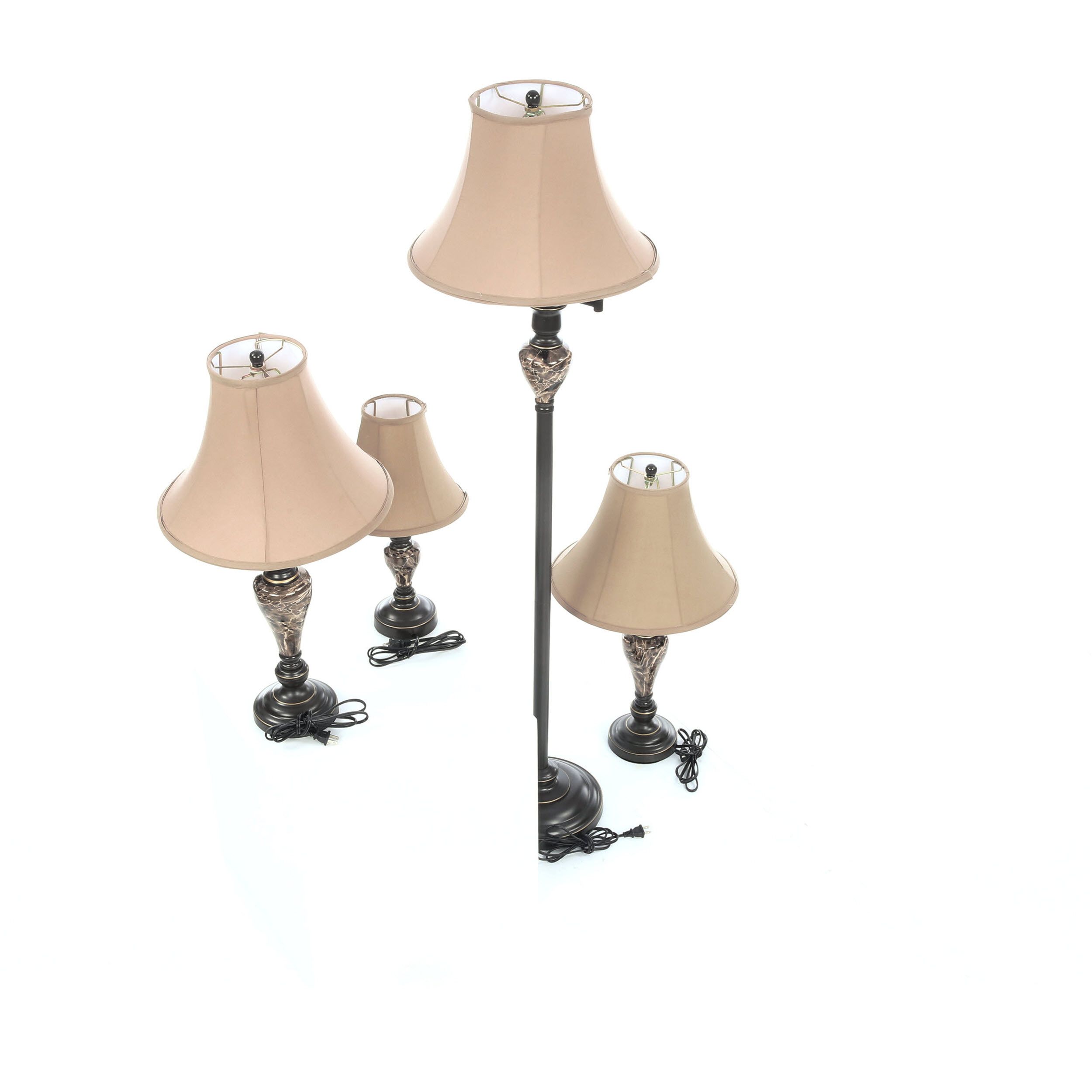 lowes 4 piece lamp set