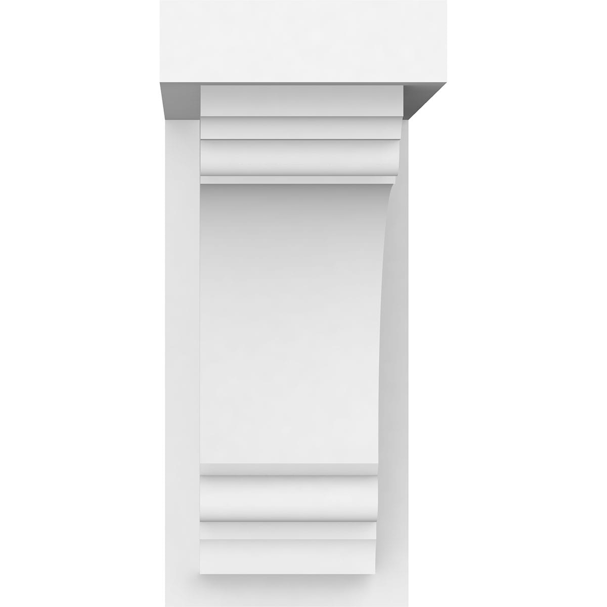 Ekena Millwork BKTP04X08X08WAR Exterior-Brackets-Braces - View #2