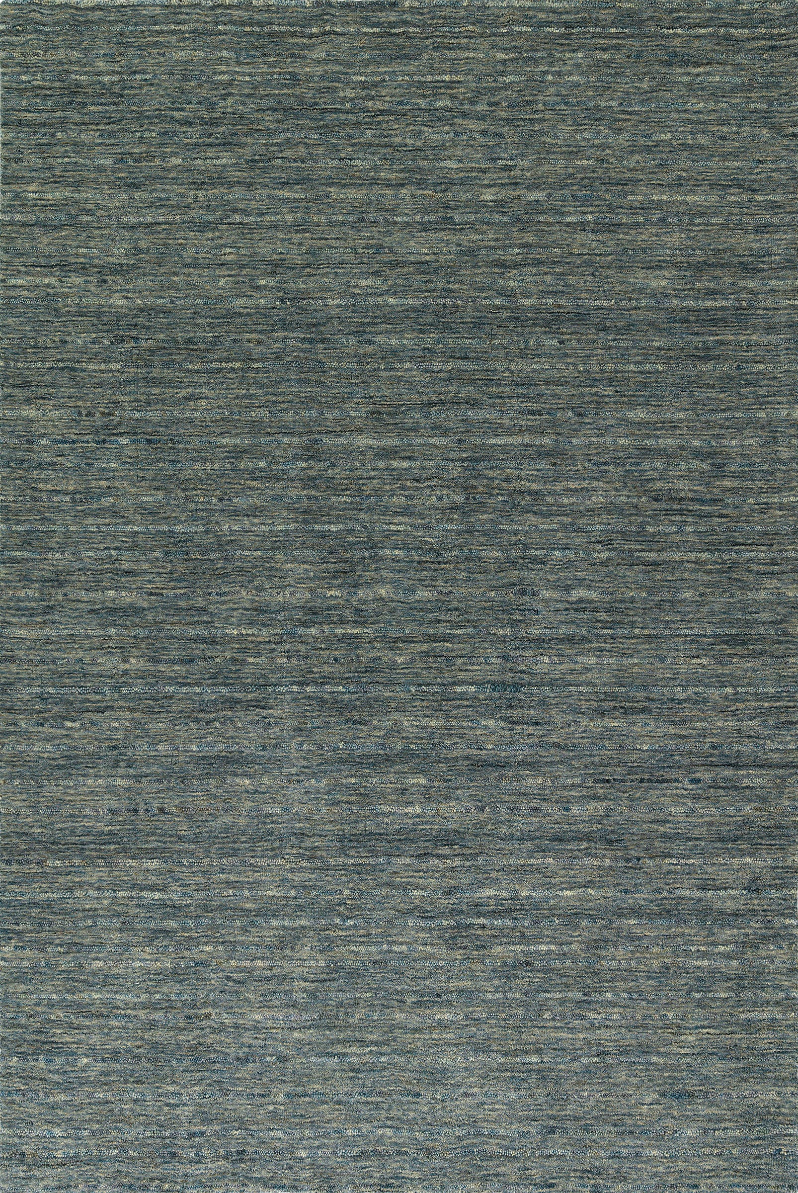 Addison Rugs AHR31BL8X10 Heather 8 x 10 (ft) Loomed Wool Blue Rectangular Indoor Solid Farmhouse/Cottage Area rug