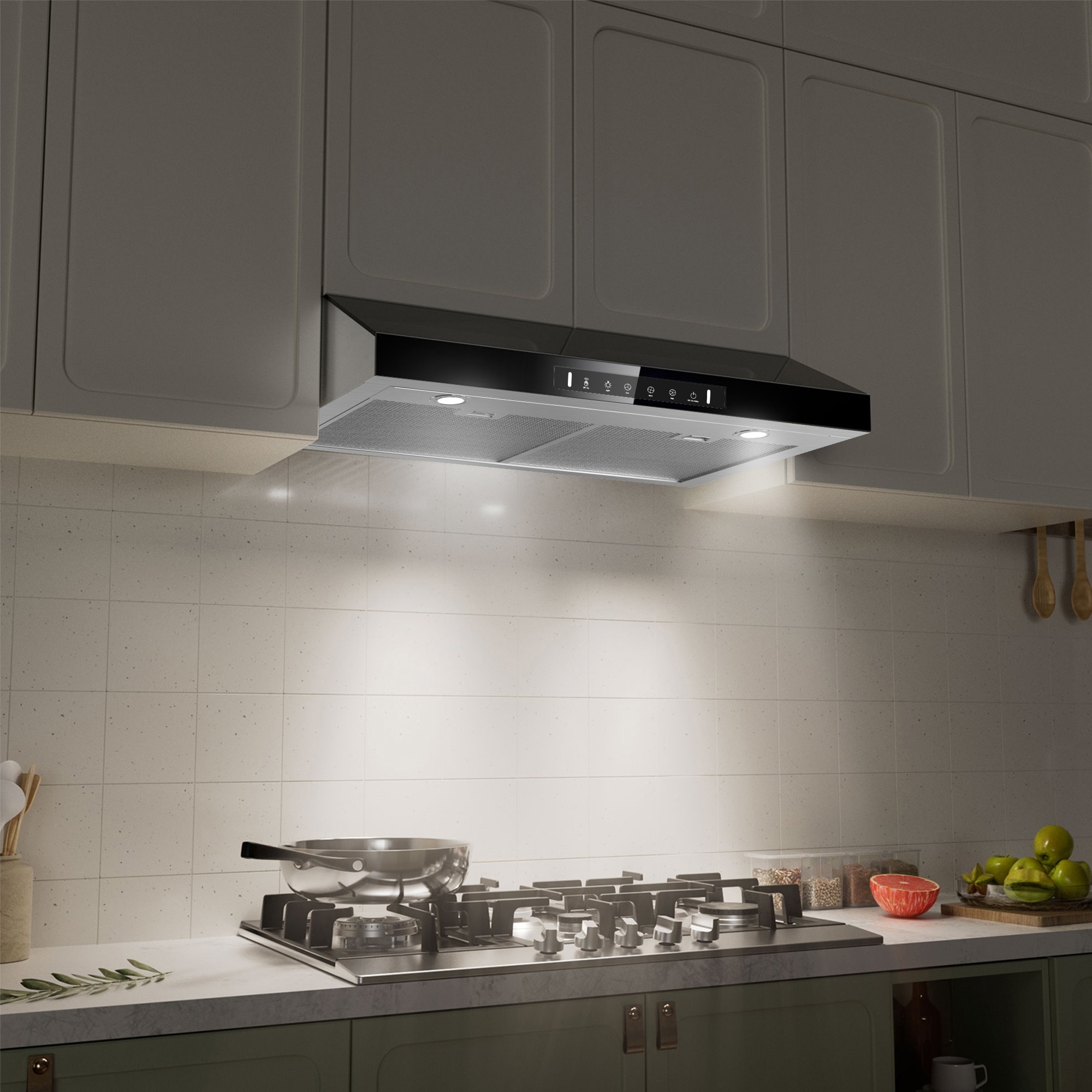 VIKIO VKLC0230BN Undercabinet-Range-Hoods - View #5