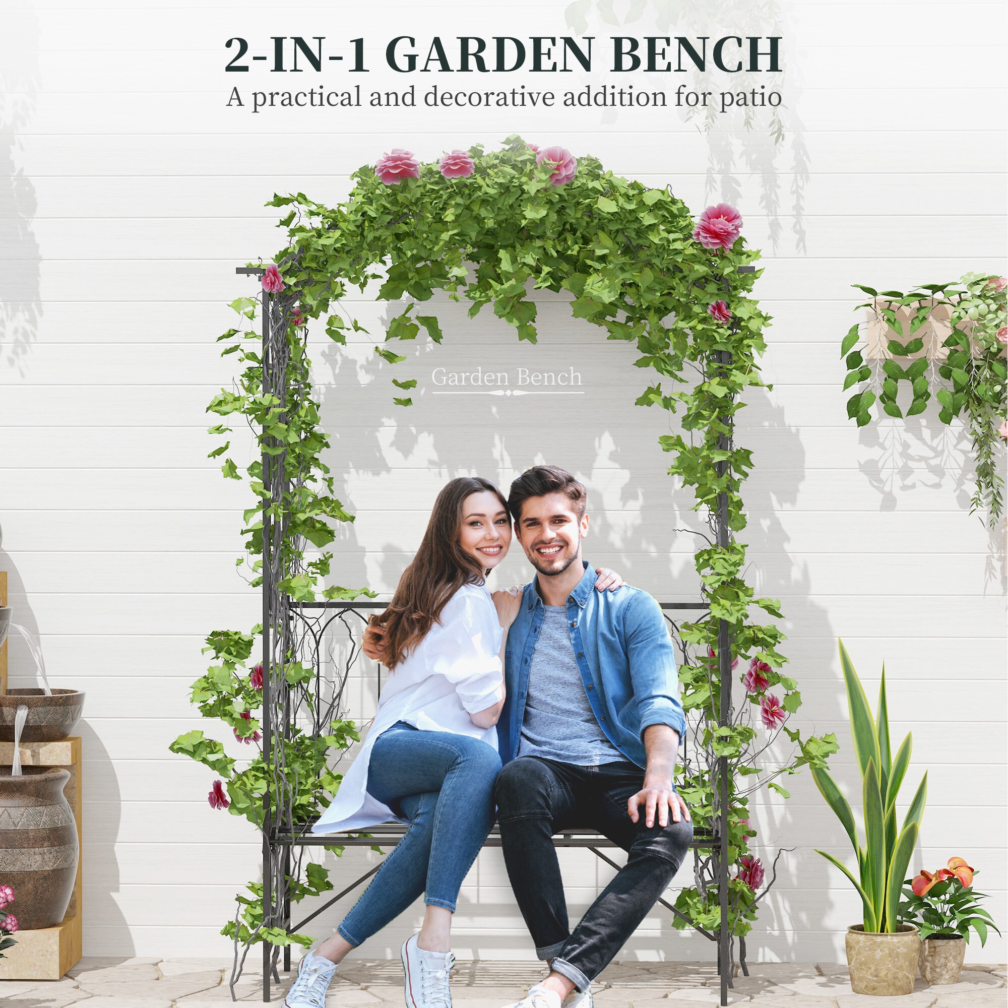 AHIOU HOME ZAAHG-P217556GA Garden-Arbor - View #6