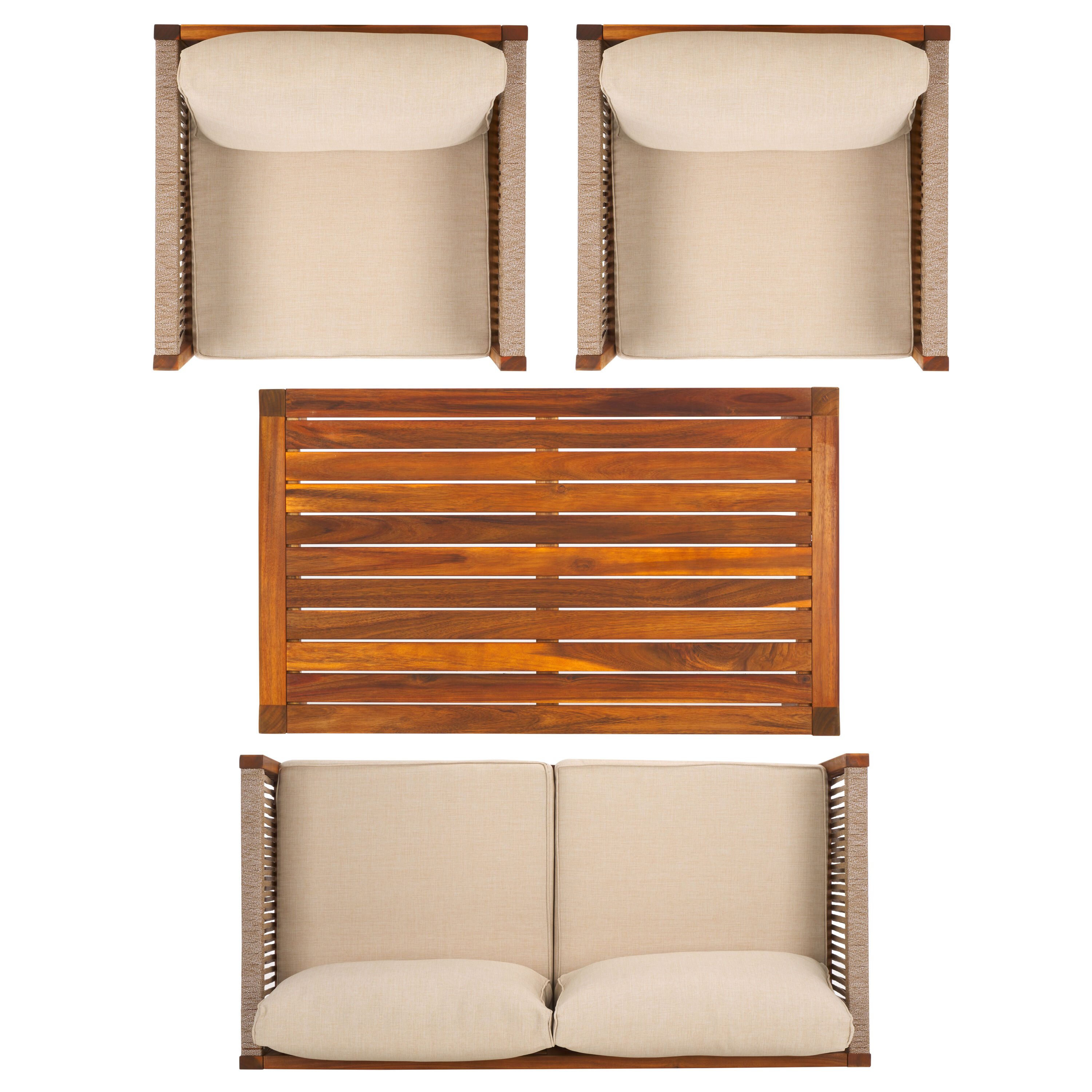 Safavieh PAT7095A Patio-Conversation-Sets - View #7