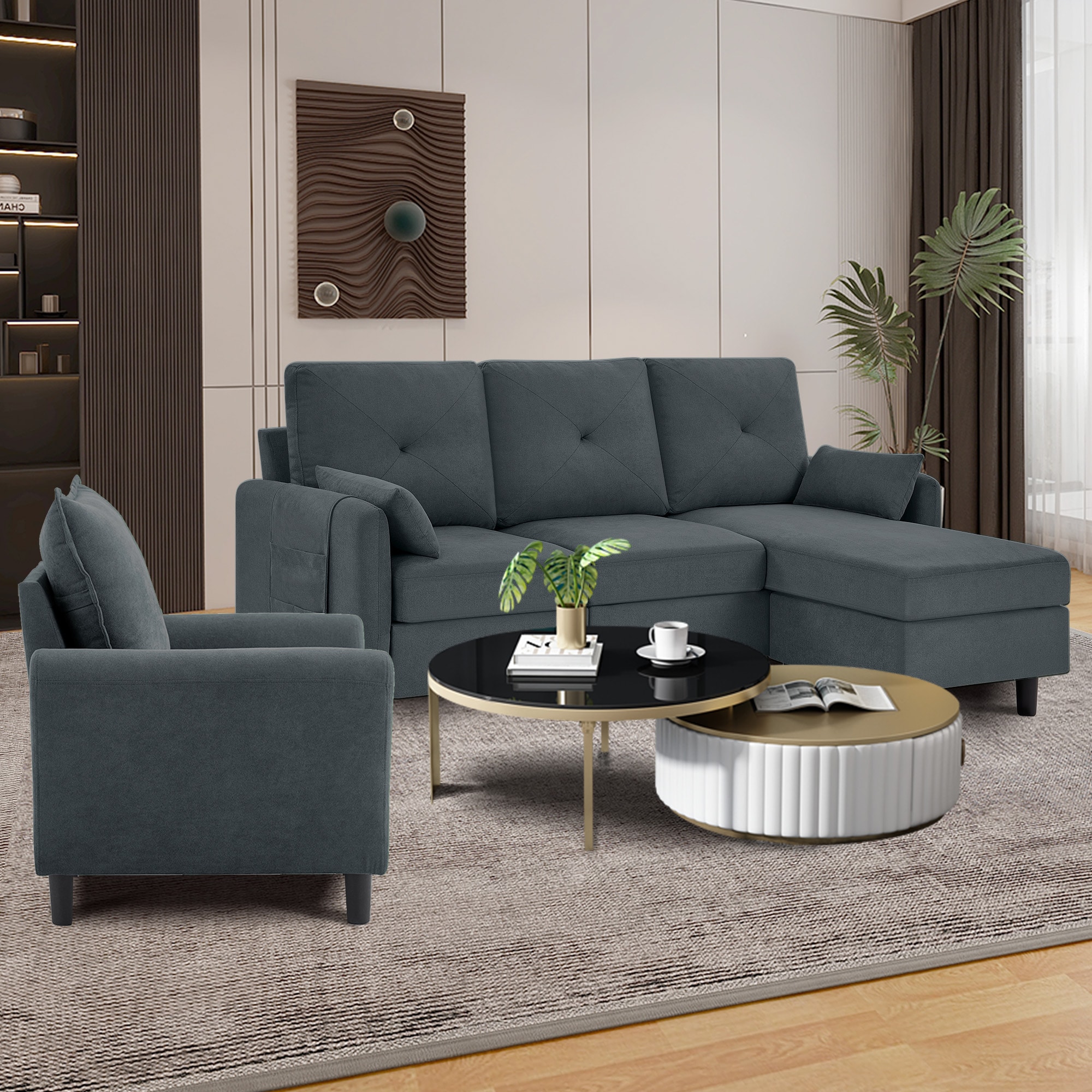 Jarenie YMX0223DG Living-Room-Sets - View #3