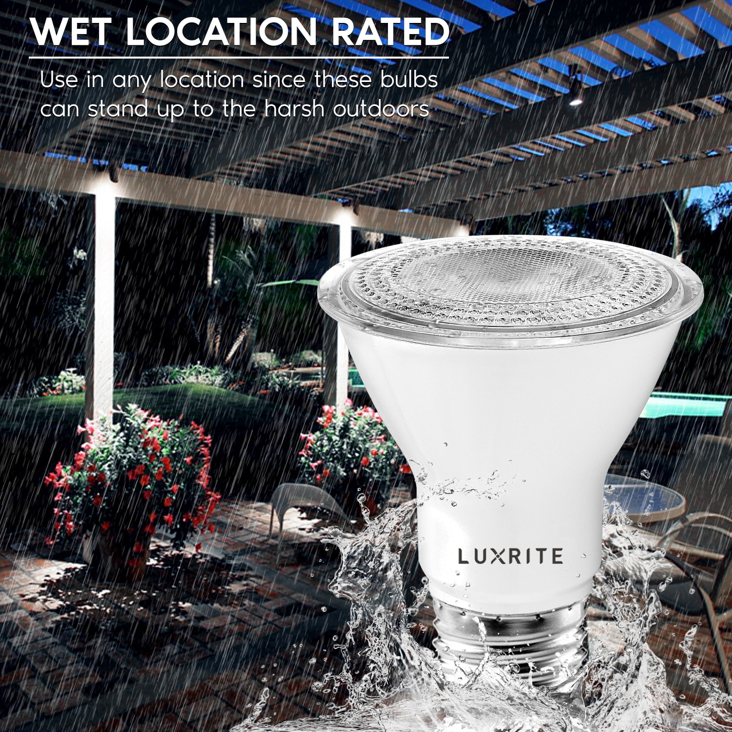 Luxrite LR31603-4PC Led-Flood-Spot-Light-Bulbs - View #2