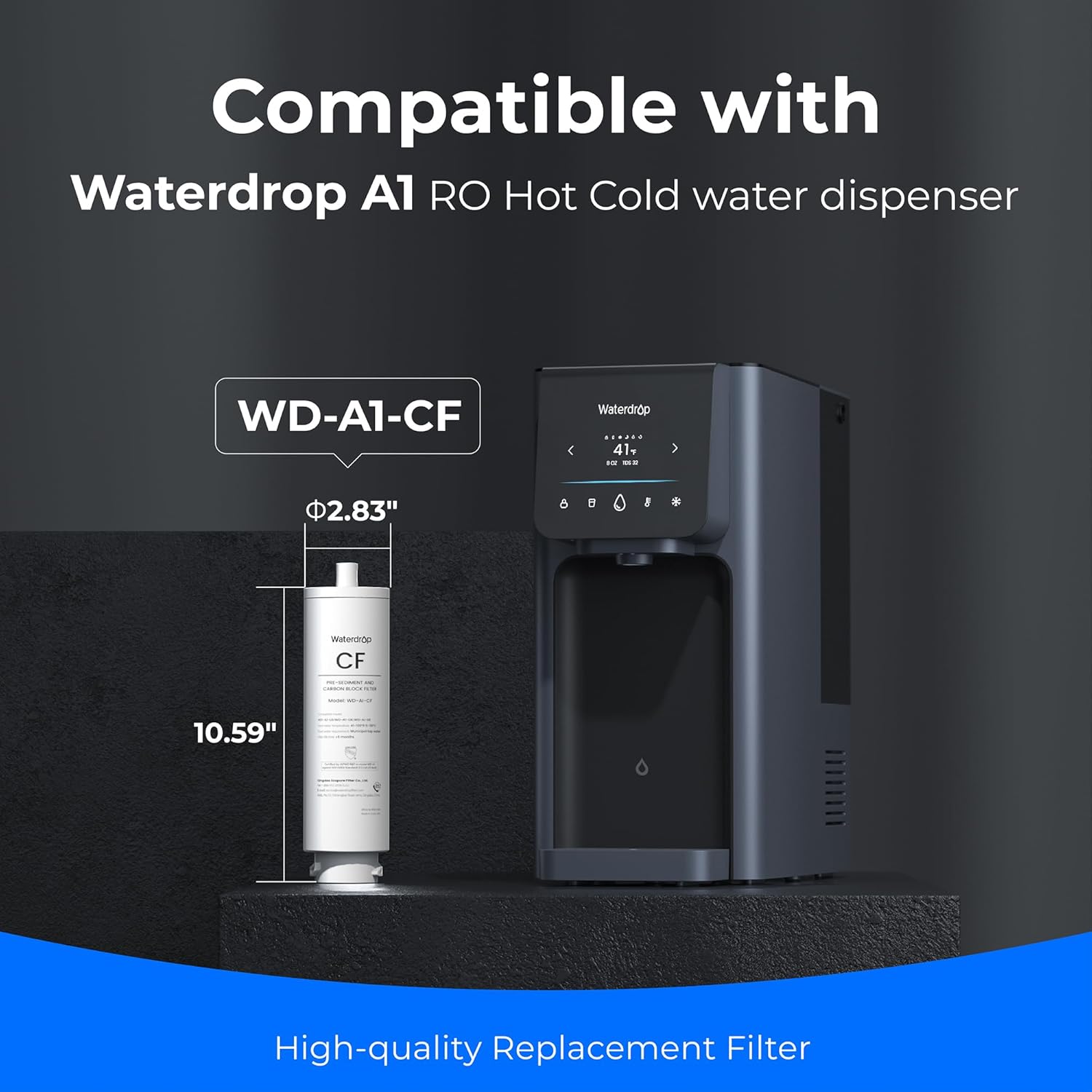 Waterdrop B-WD-A1-CF Replacement-Water-Filters-Cartridges - View #4
