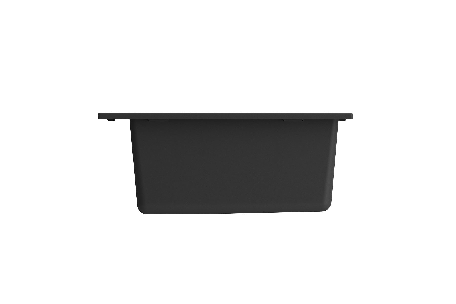 BOCCHI Campino Dual-mount 24-in x 20-in Matte Black Single Bowl 1-Hole ...