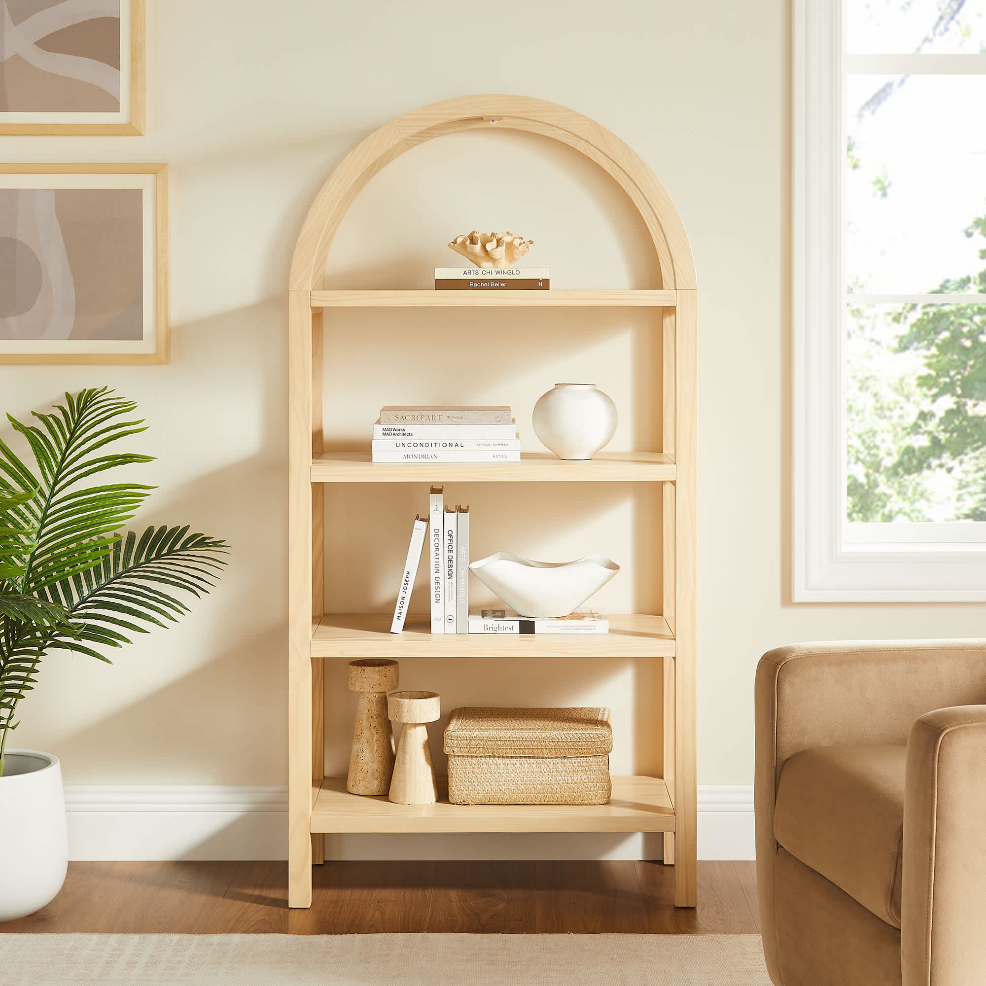 Modway EEI-7317-NAT bookcases - View #4