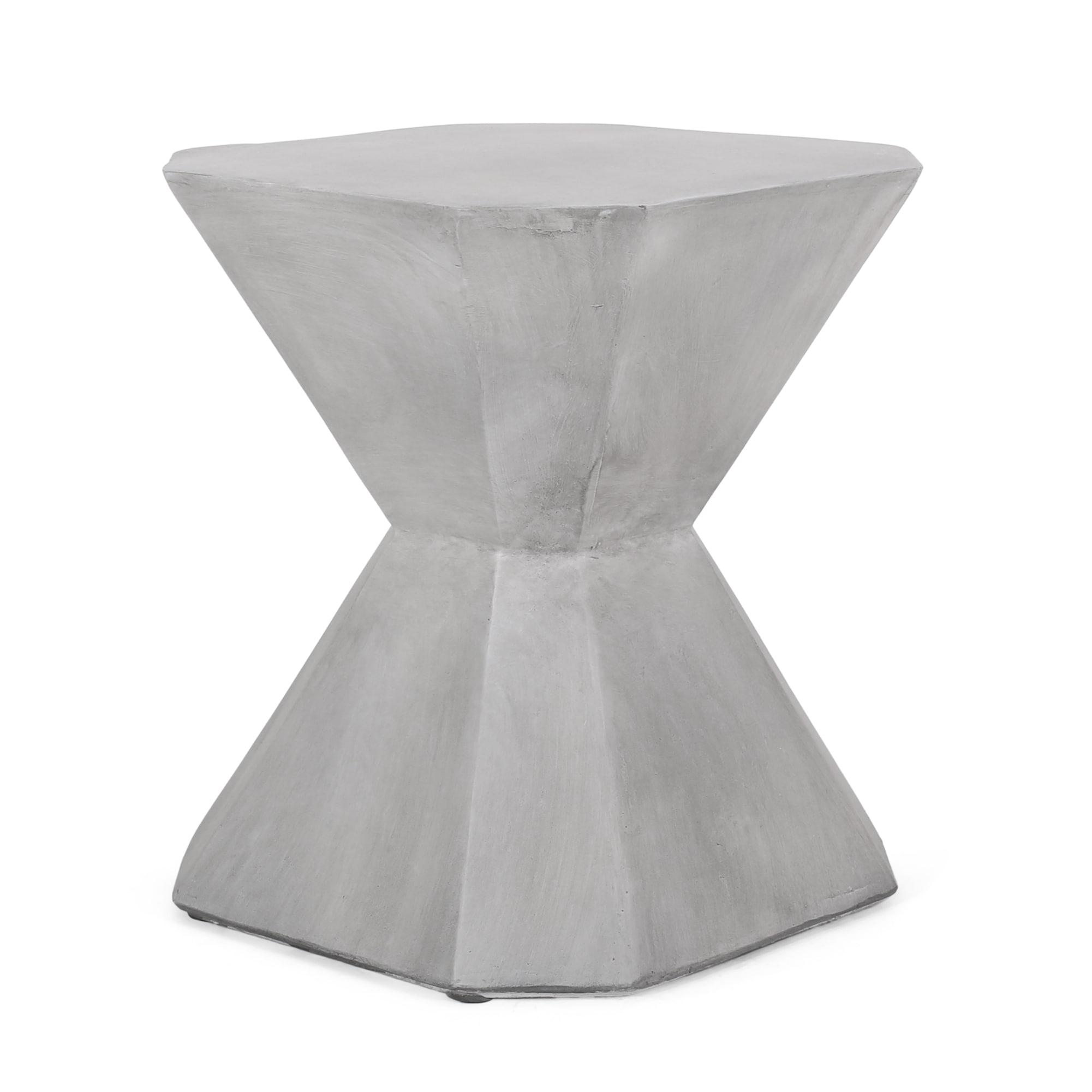 LIVIZA GGJOU021NA GIJ End Table Square Outdoor End Table 17.25-in W x 17.25-in L