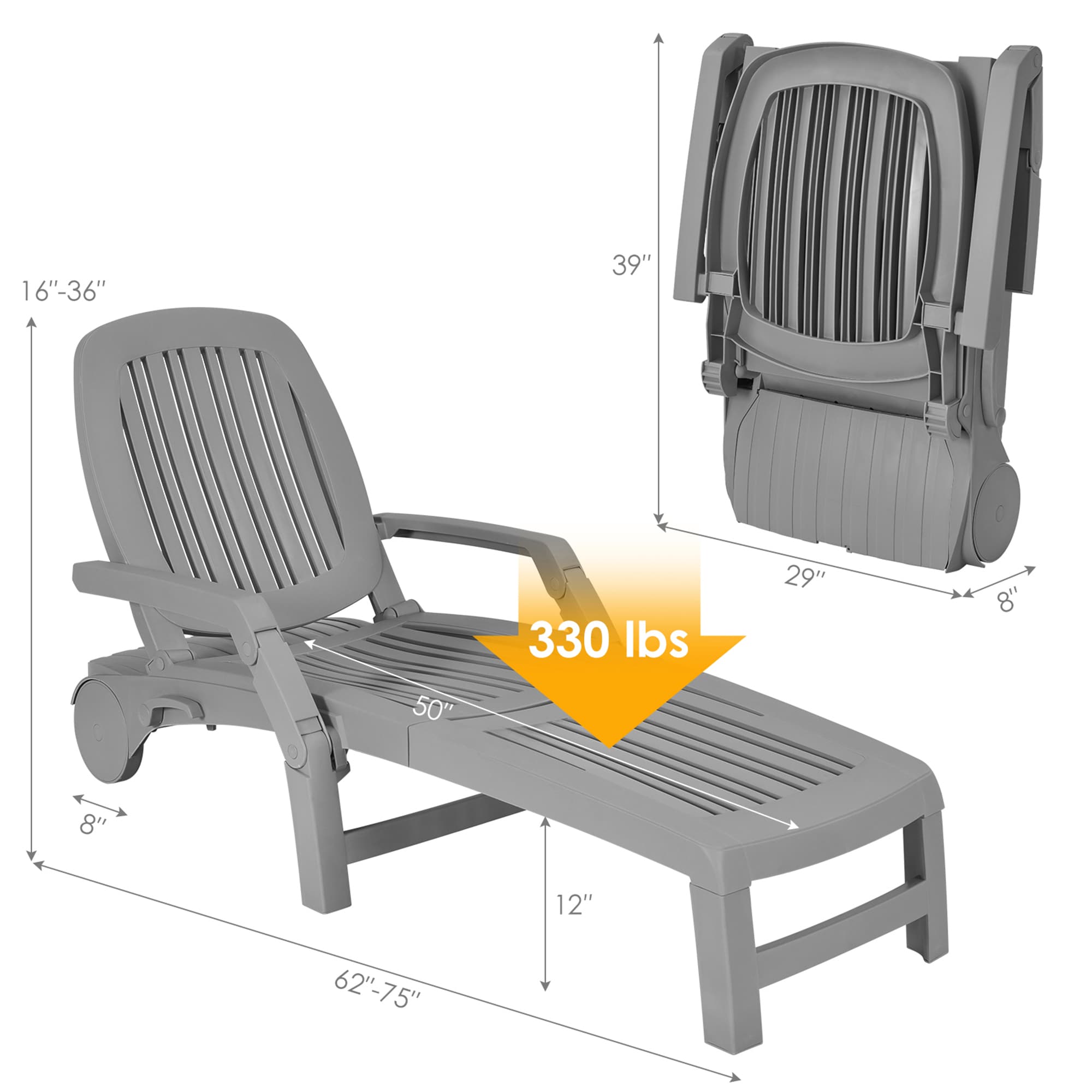Costway OP70717TU Patio-Chairs - View #10
