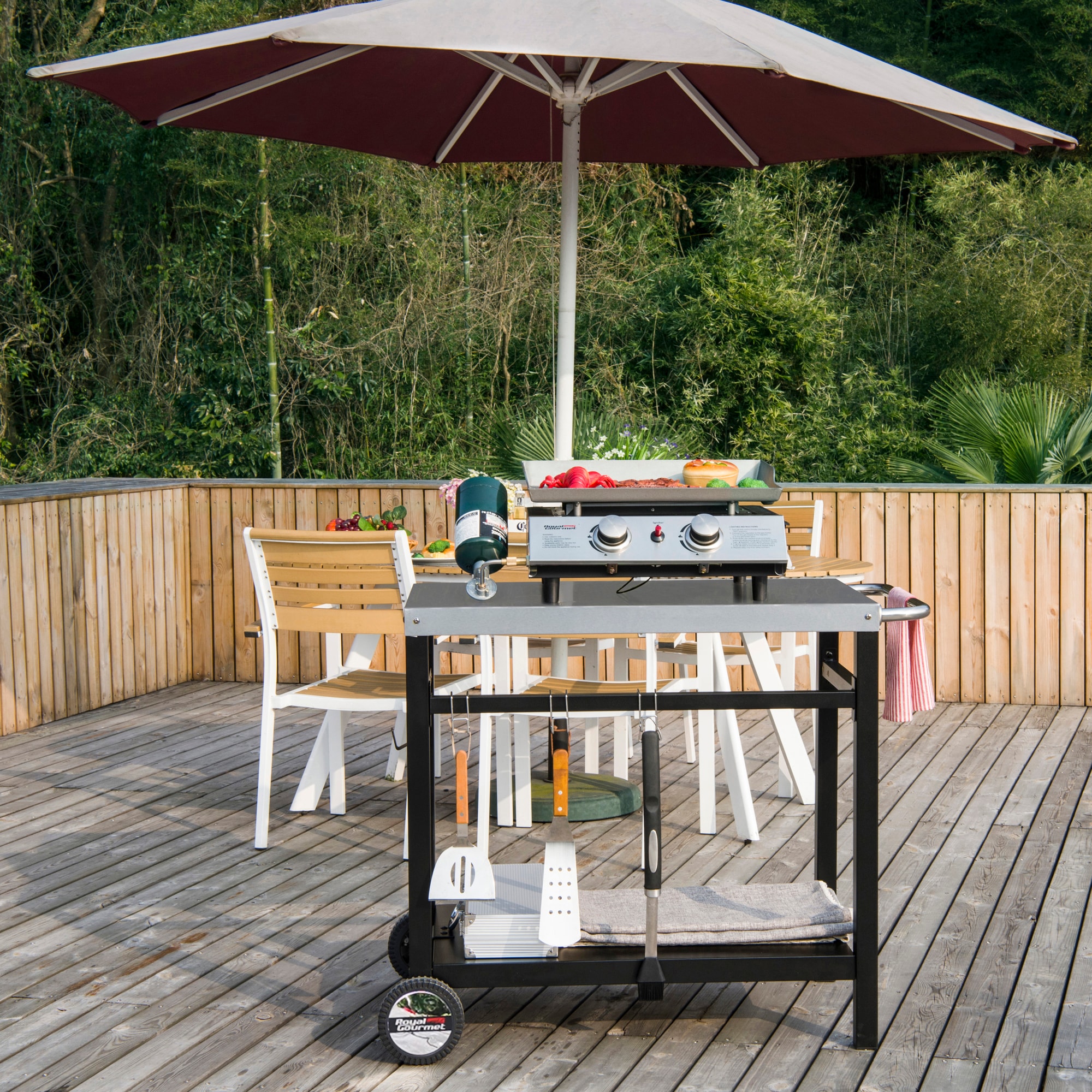Royal Gourmet PC3401S Grill-Carts-Grill-Stands - View #3