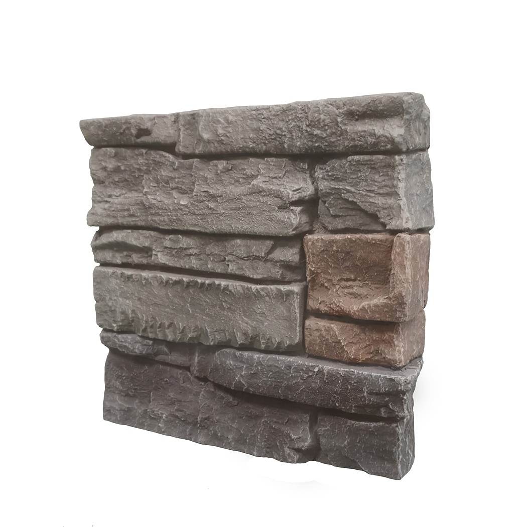 GenStone G2KIS Stacked Stone Sample 1 Square feet Kenai Faux stone veneer