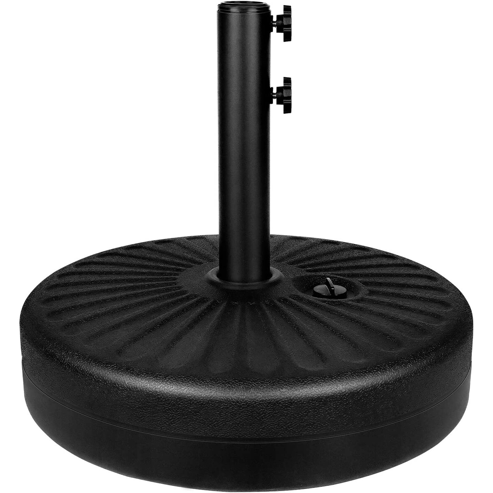 EXTRAUP YHLW113483351 170-Umbrella Black Plastic Umbrella Stand