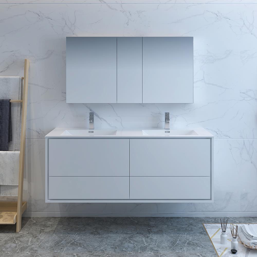 Fresca FVN9260WH-D Bath-Vanity-Combo - View #2