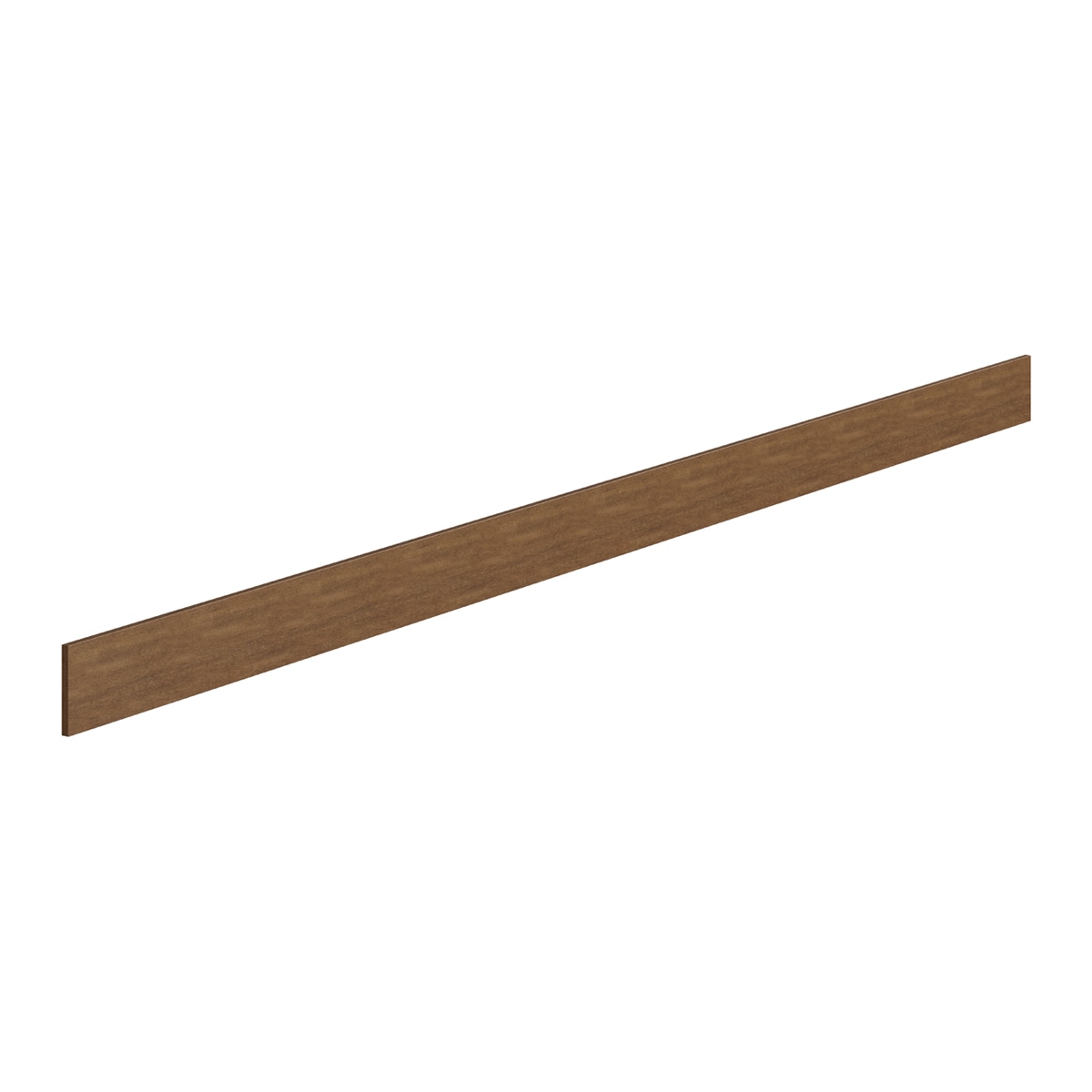 Whalen CLICK-IT LWSCLICK-75LW Sherwood Hills Cabinet Toe Kick 96-in W x 4.5-in H x 0.5-in D Walnut Stained