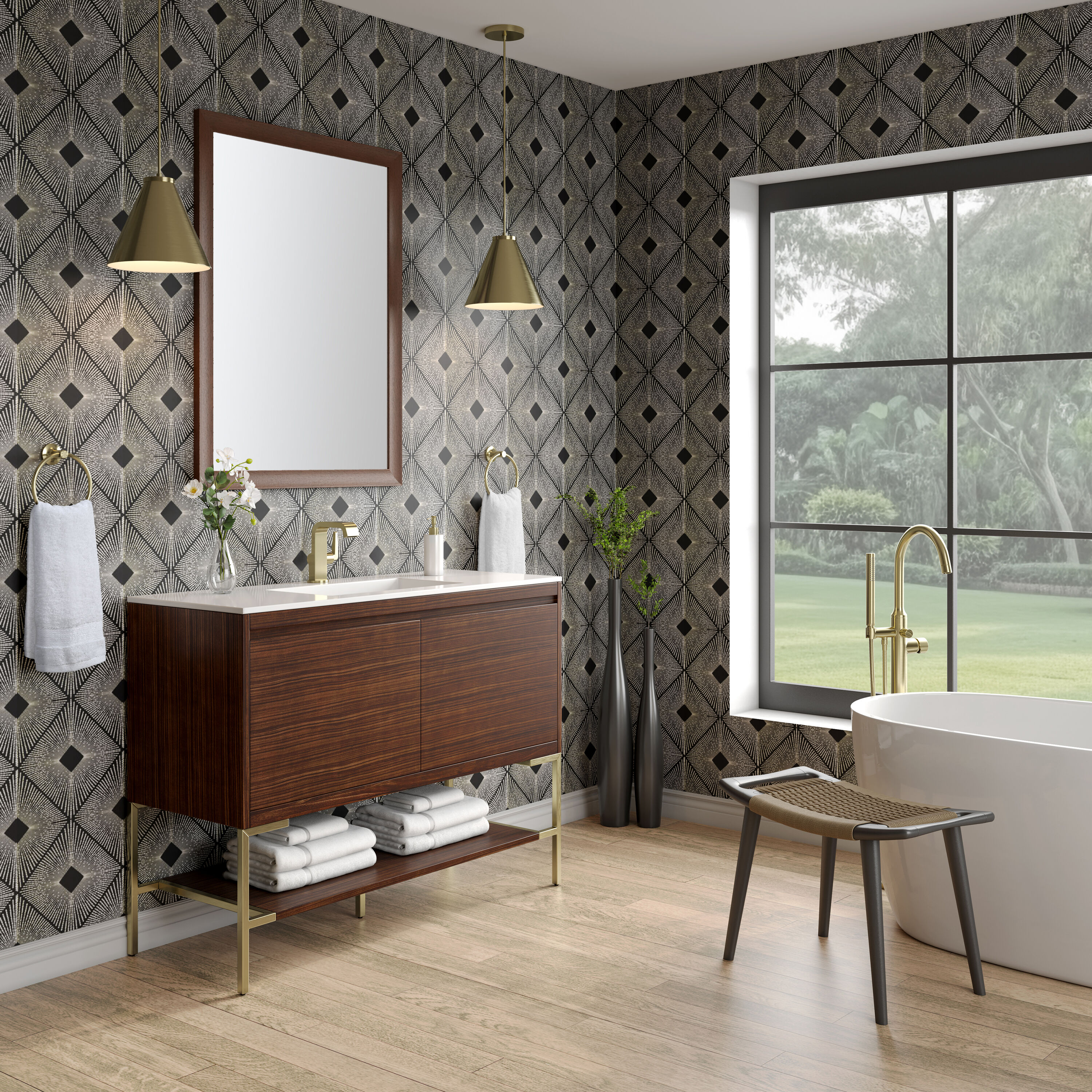 James Martin Vanities 805-V47.3-W-CB-GW Bath-Vanity-Combo - View #4