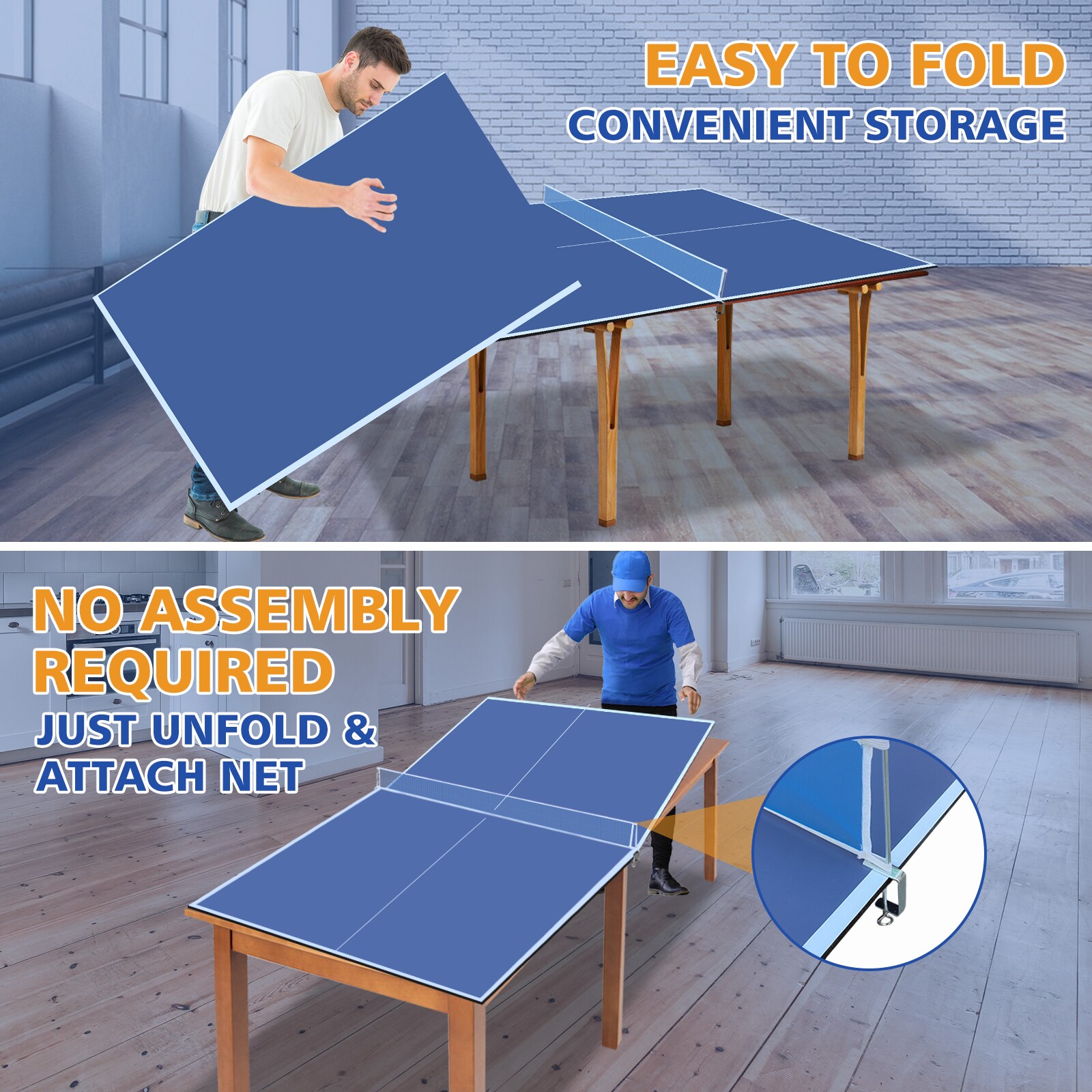 Tinyhomie LW-Y-OR-5125 Ping-Pong-Table - View #3