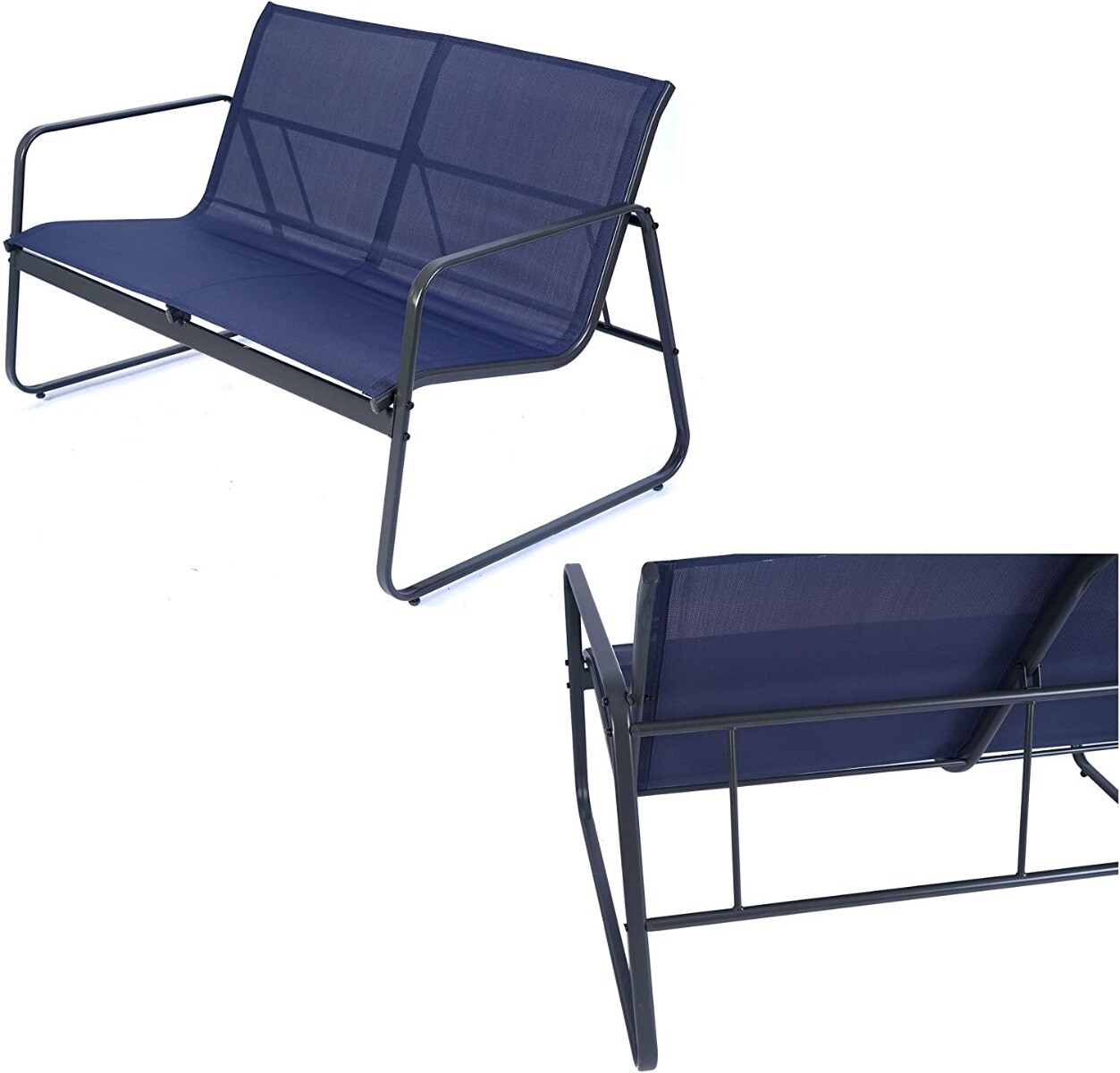 Kozyard Patio Conversation Sets 4 -Piece Patio Conversation Set with Blue