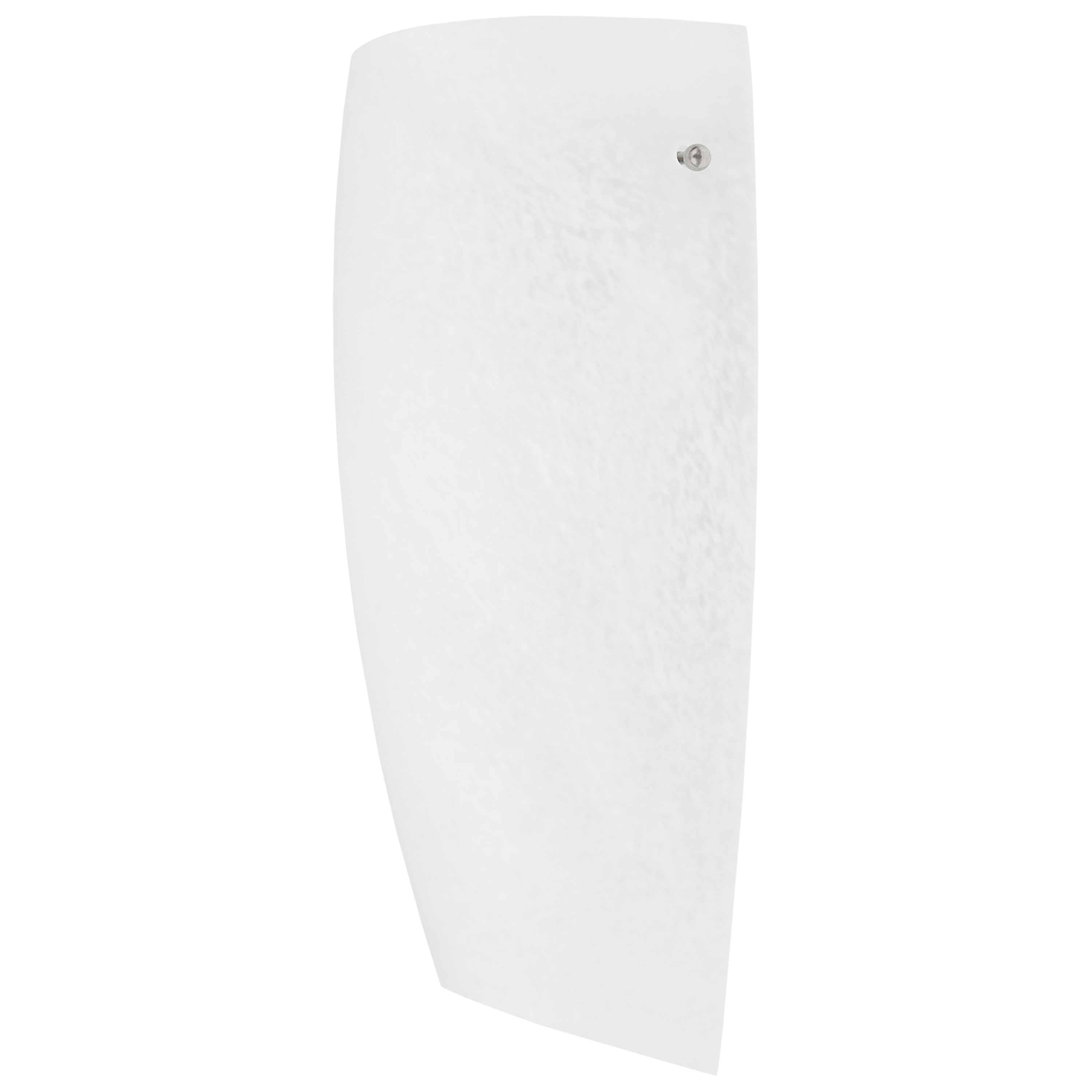 Elegant Minimalist White LED Wall Sconce in Brushed Steel