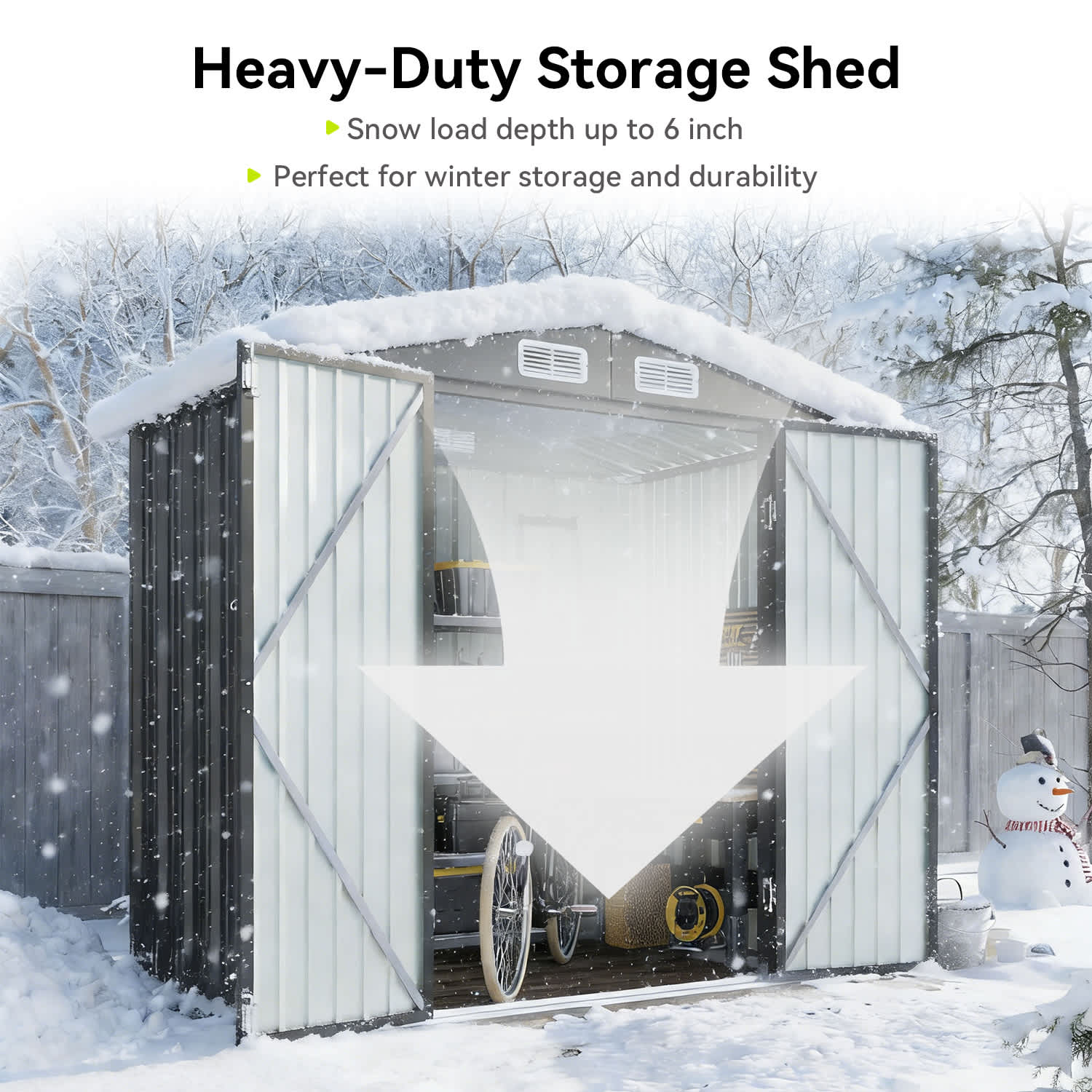 Sunmthink LS-ST-G37009-0604BK Metal-Storage-Buildings-Sheds - View #7