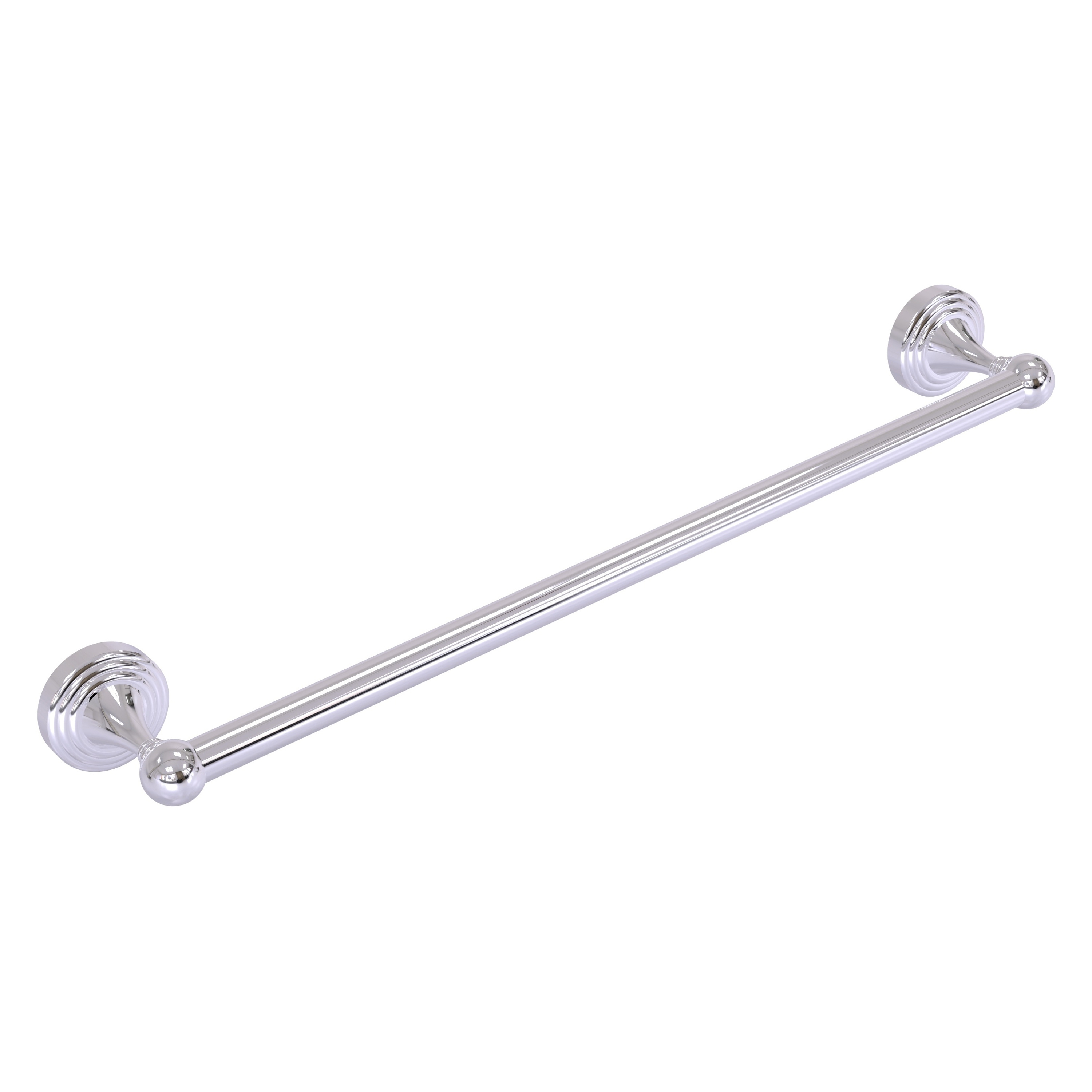 Allied Brass SG-41/30-PC Sag Harbor 30-in Polished Chrome Wall mount Single Towel Bar
