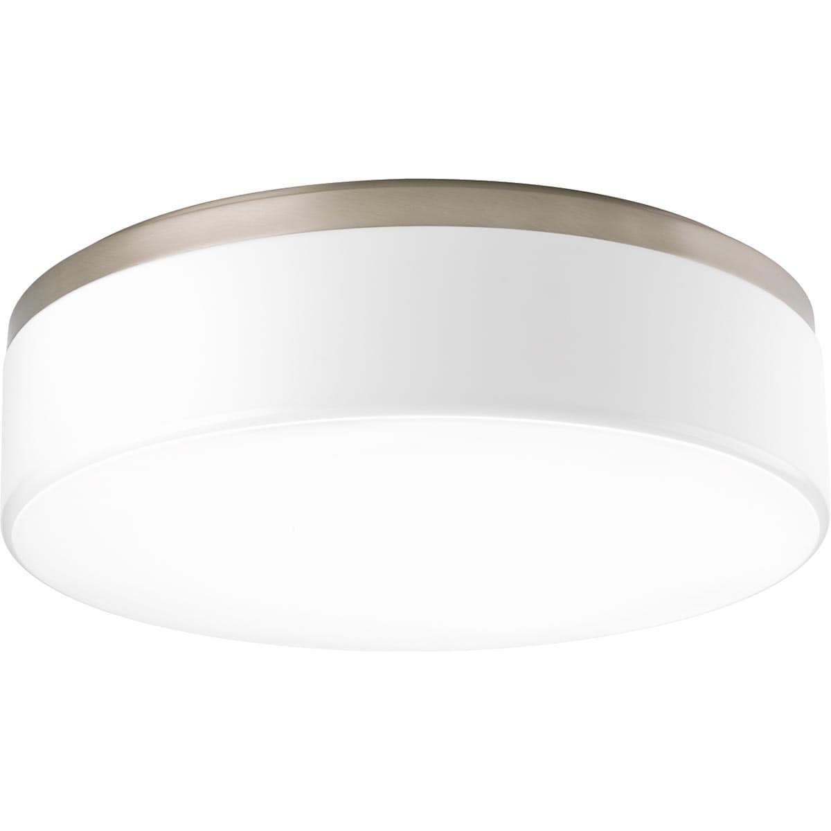 Progress Lighting P350078-009-30 Maier LED 1 -Light 18-in Brushed Nickel Integrated LED Flush Mount Light