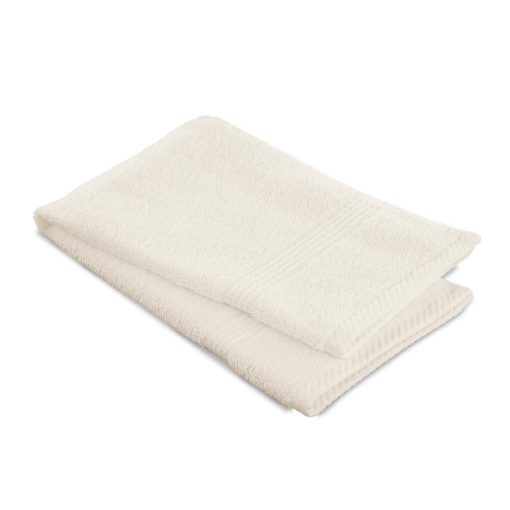 WestPoint Home Ecru Cotton Hand Towel (Utica essentials) at Lowes.com