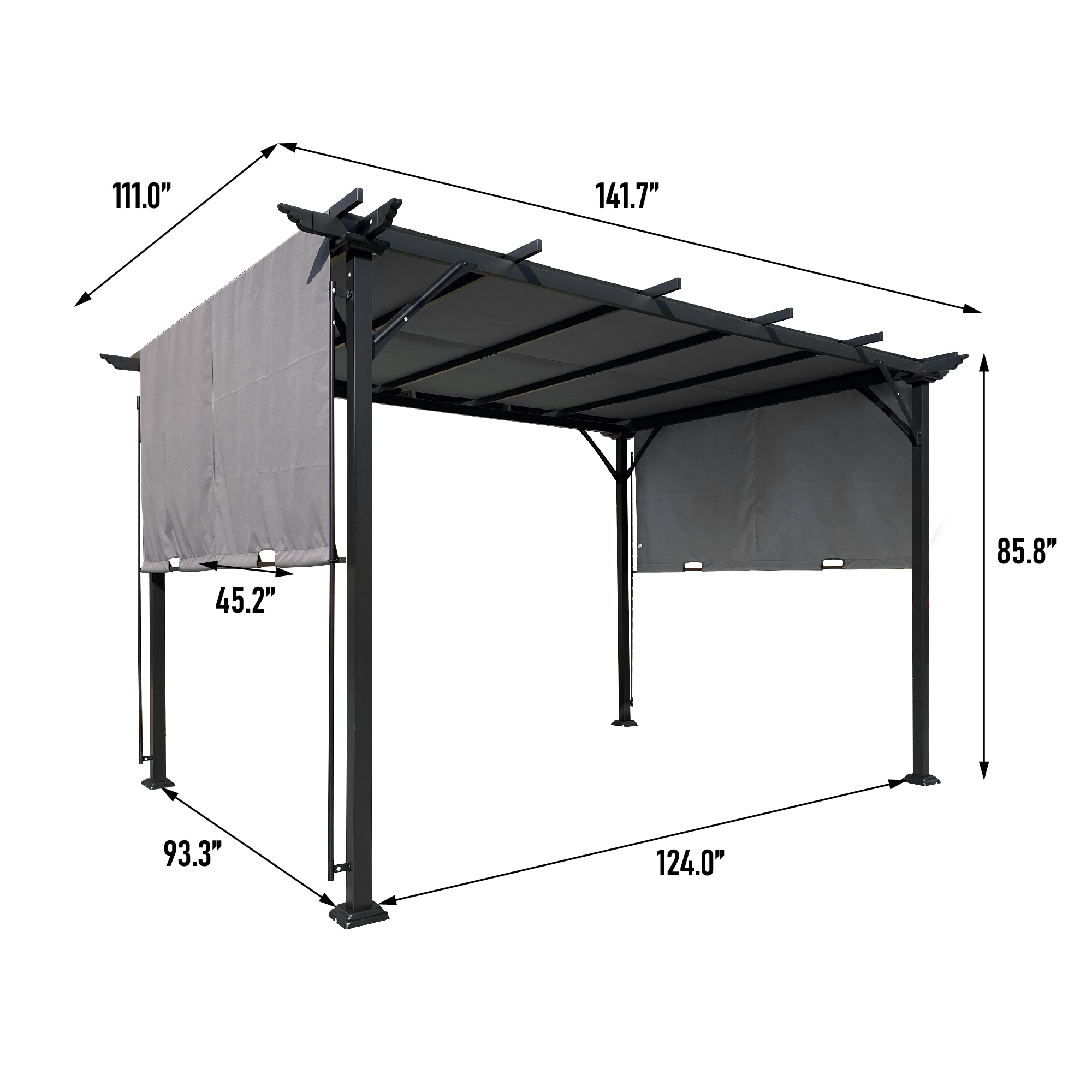 Bayfeve BFBU-1938-GZB Wood-Resin-Gazebos - View #4