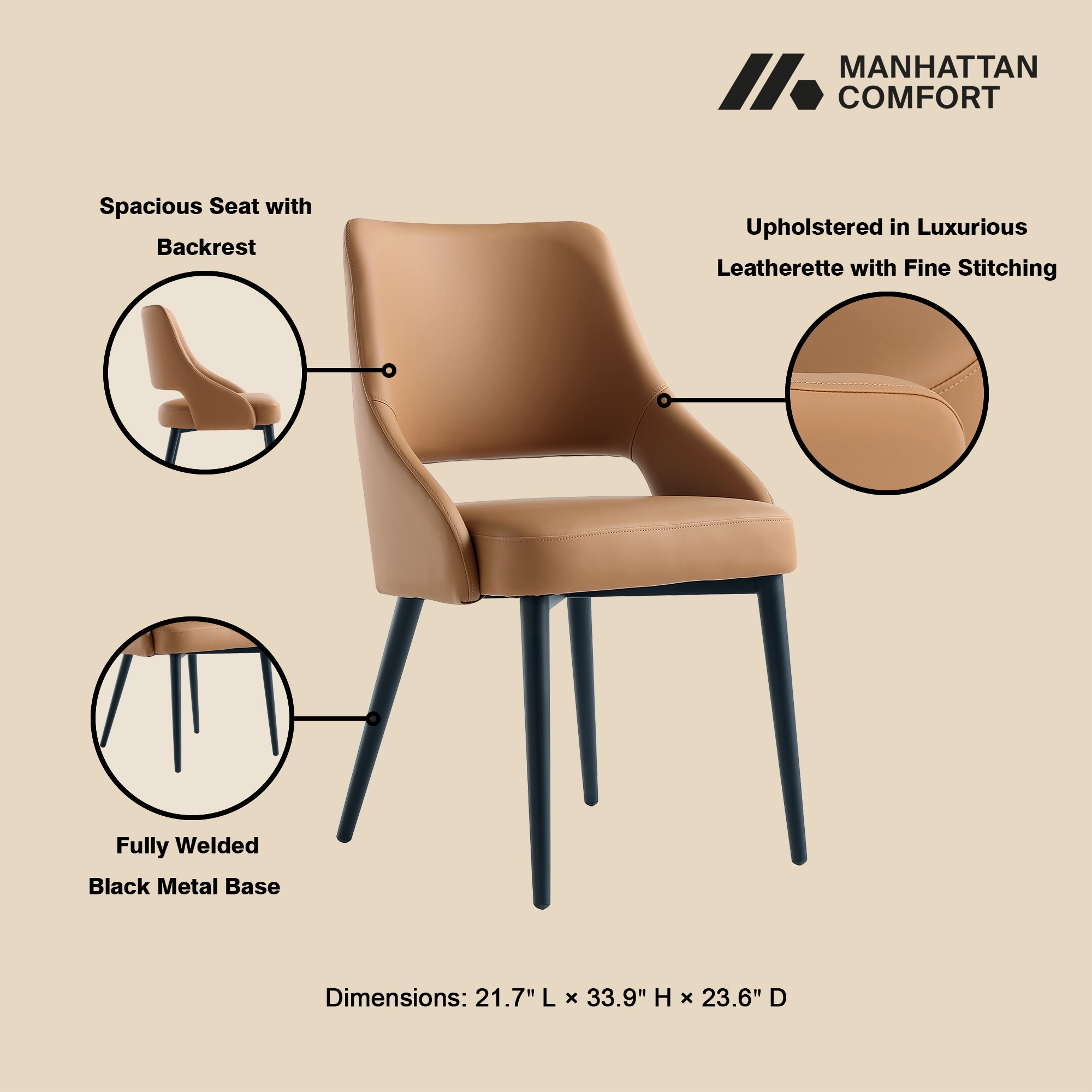 Manhattan Comfort 2-DC104-SD Dining-Chairs - View #4