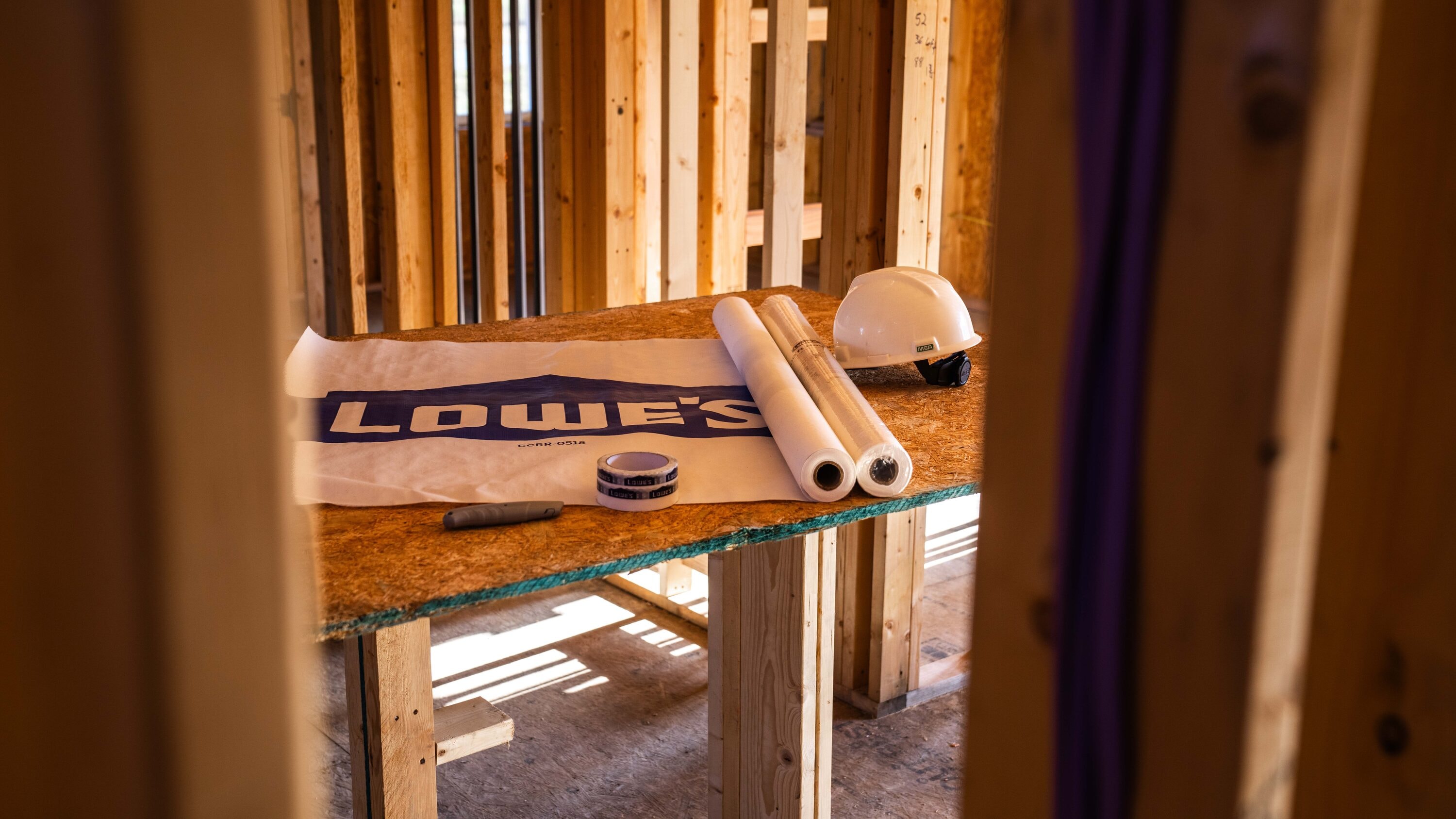 Lowe's NM03W100PP housewrap - View #7