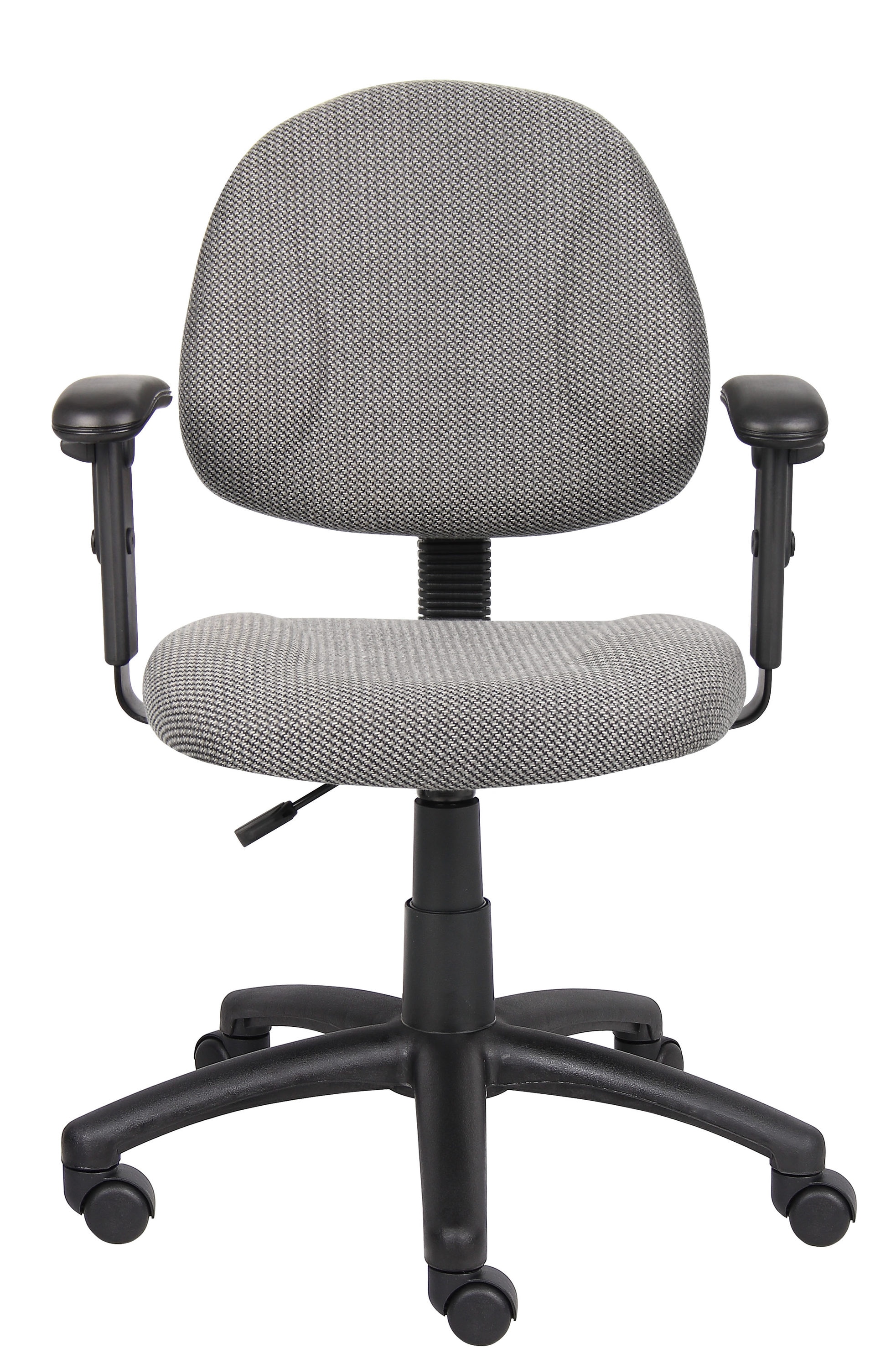 Boss Office Products B316-BK Deluxe Posture Chair with Adjustable Arms, Black