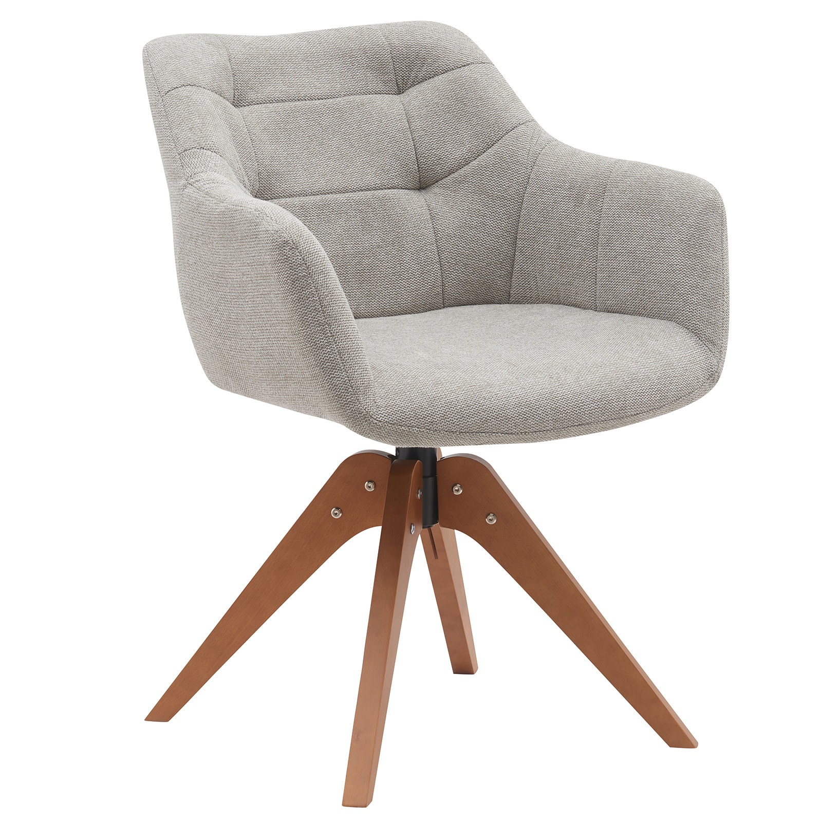 BWE A-9CHAIR-08-LGY Contemporary/Modern Upholstered Dining Side Chair (Wood Frame)