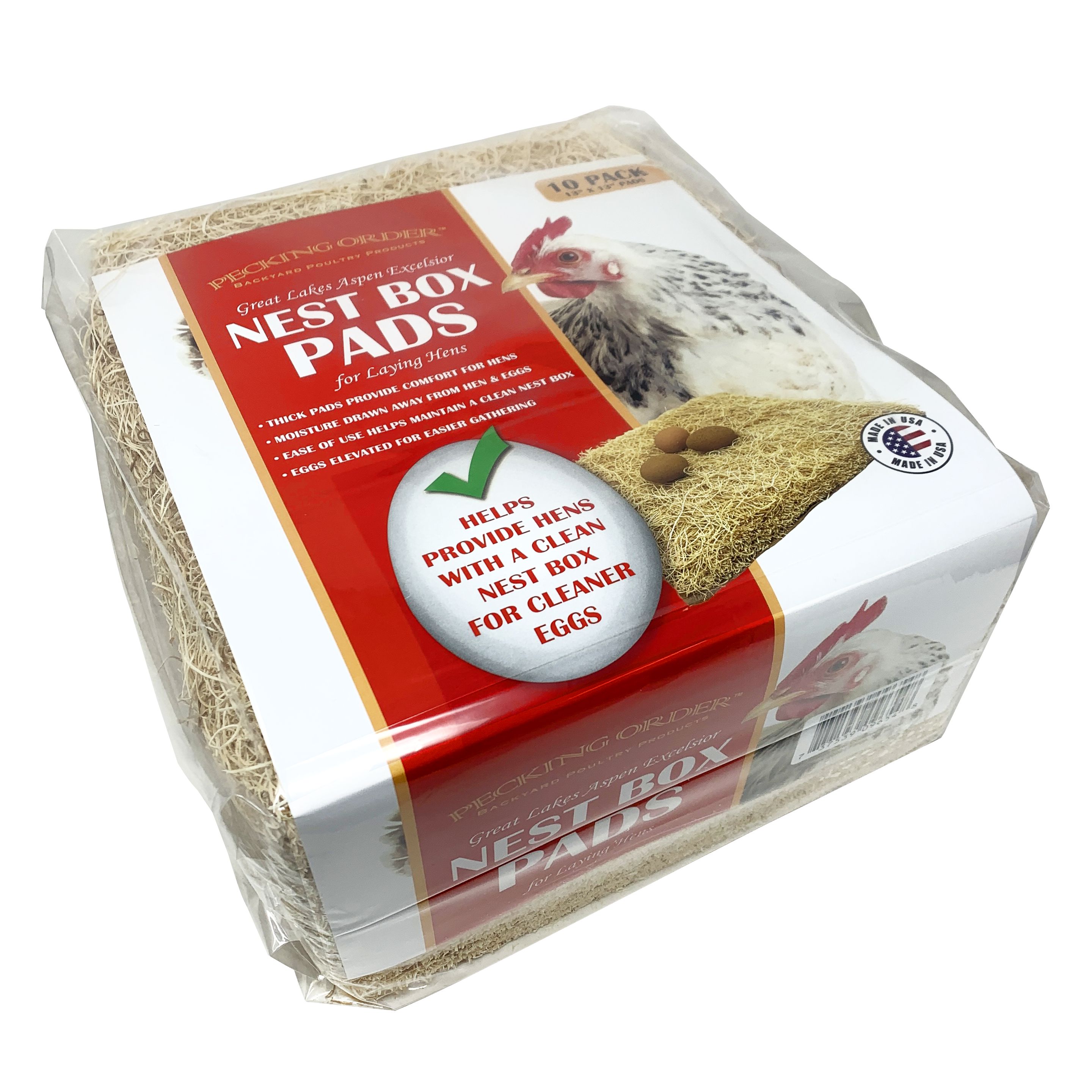 Pecking Order Clear Composite Nest Pad