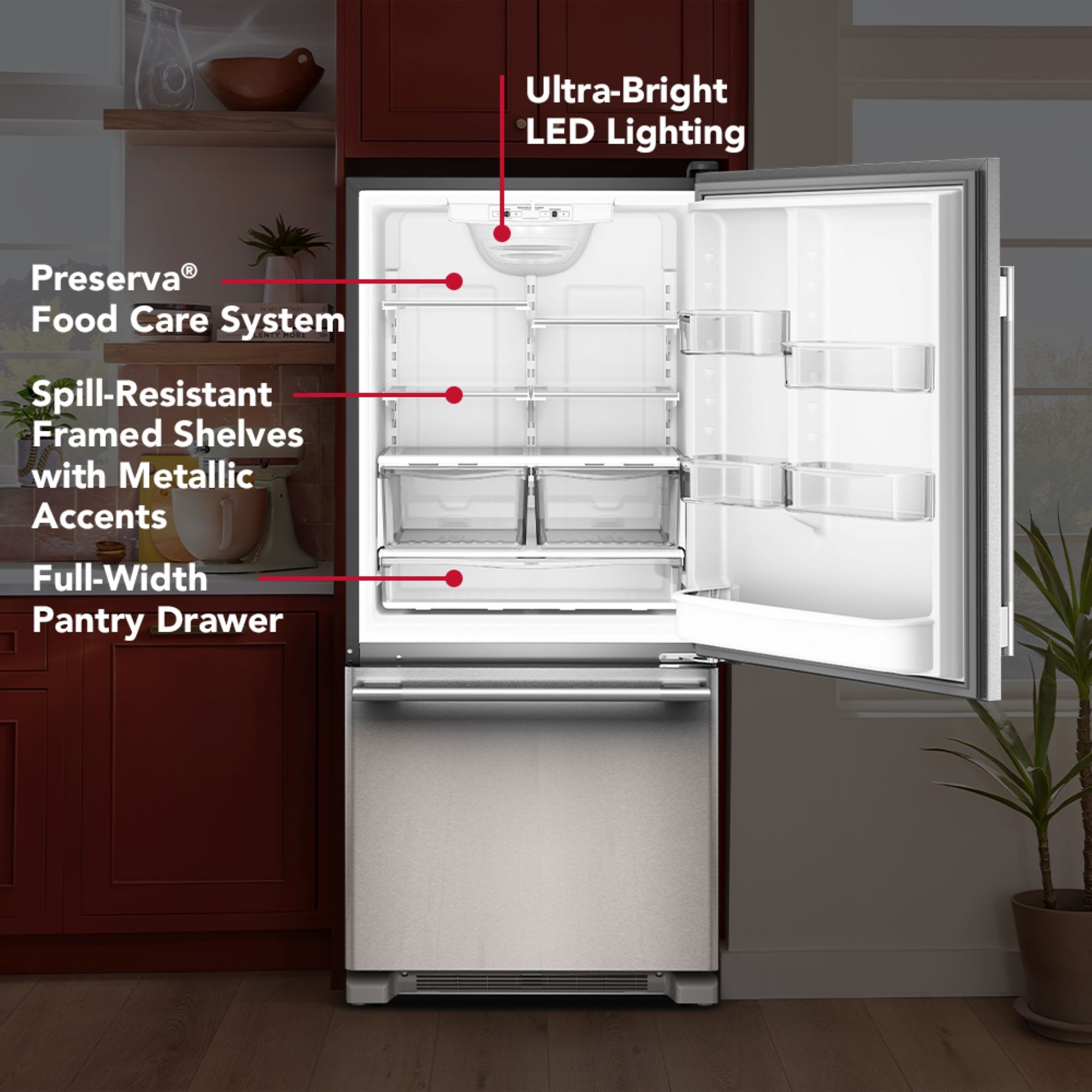 KitchenAid KRBR130SPS Bottom-Freezer-Refrigerators - View #7