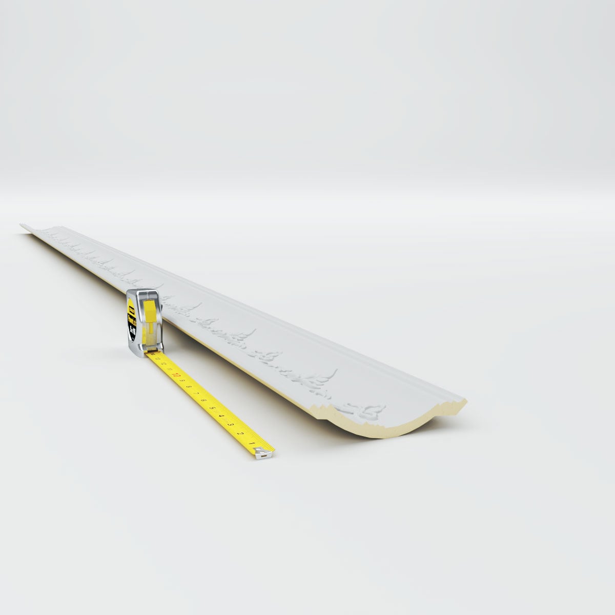 Sydney 94.5" White Polyurethane Crown Moulding