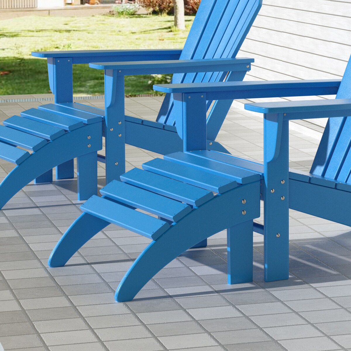 Westin Furniture 2001OT-PB Stools-Ottomans - View #2