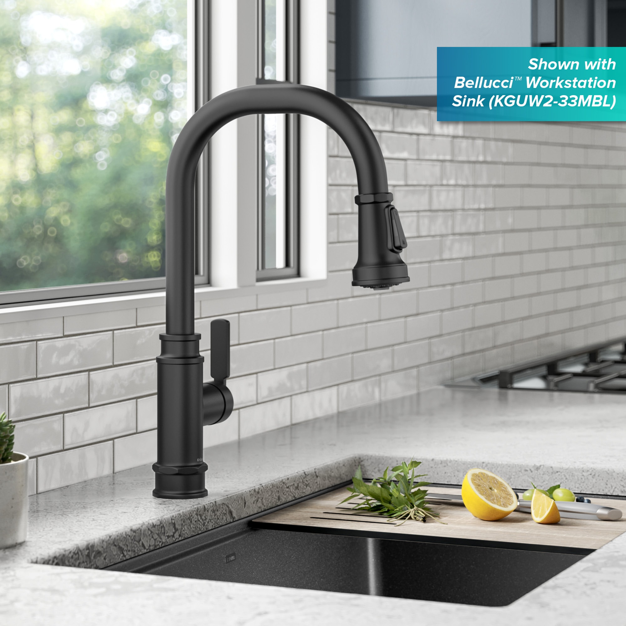 Kraus KPF-4101MB Kitchen-Faucets - View #3