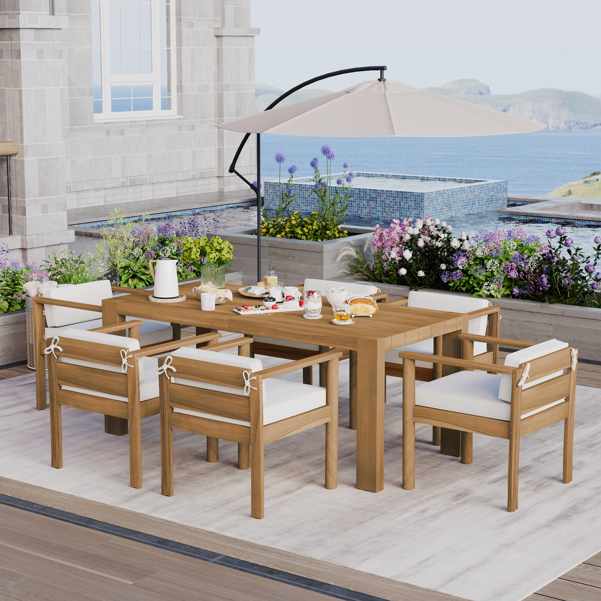 SINOFURN SYA370197BG Patio-Dining-Sets - View #11
