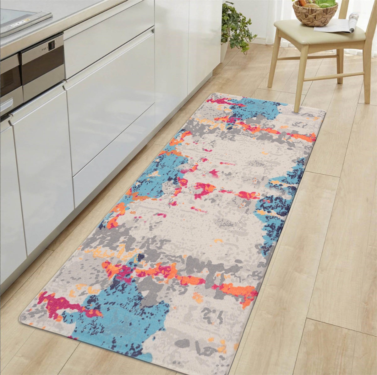 World Rug Gallery 793MULTI18X47 Mats-Cat - View #3