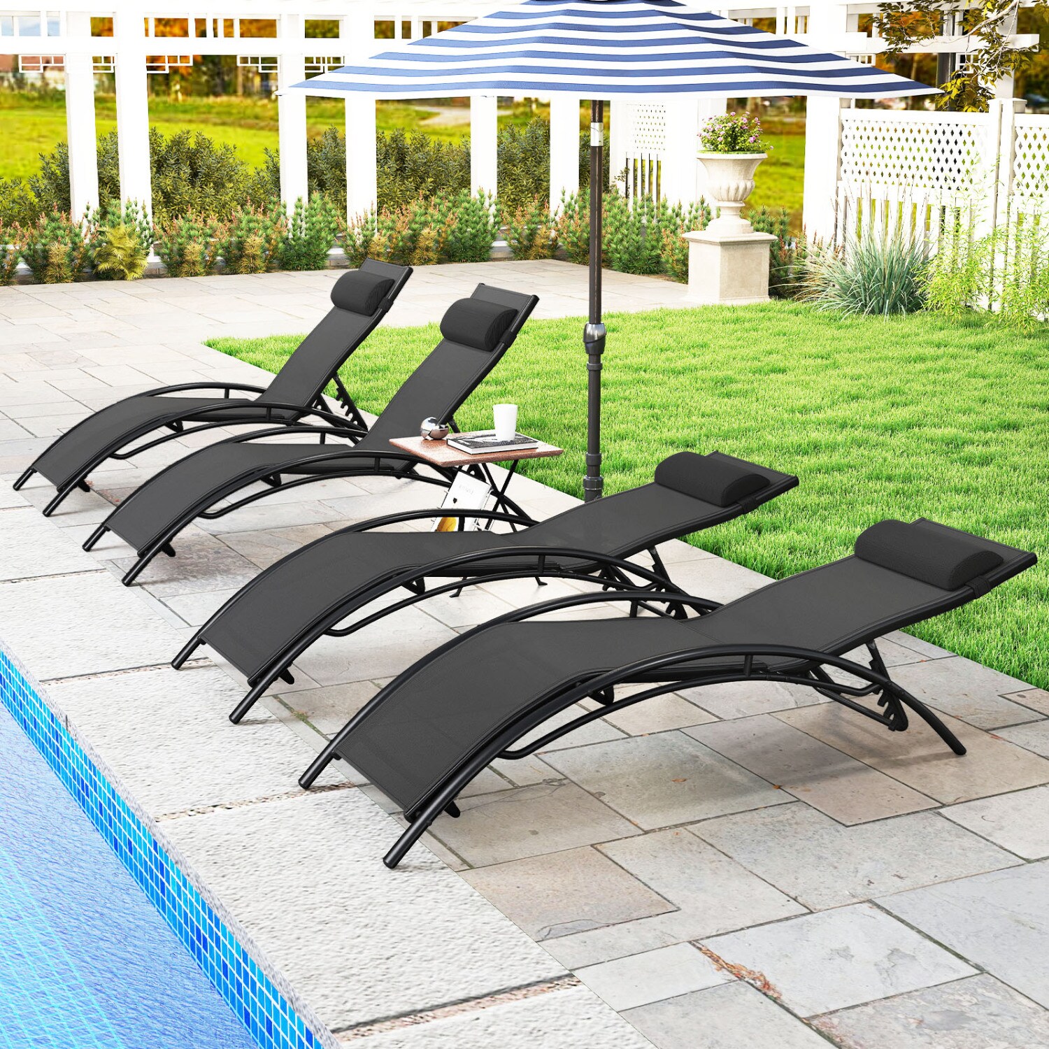 Forclover HYFE-3475BK Patio-Chairs - View #7