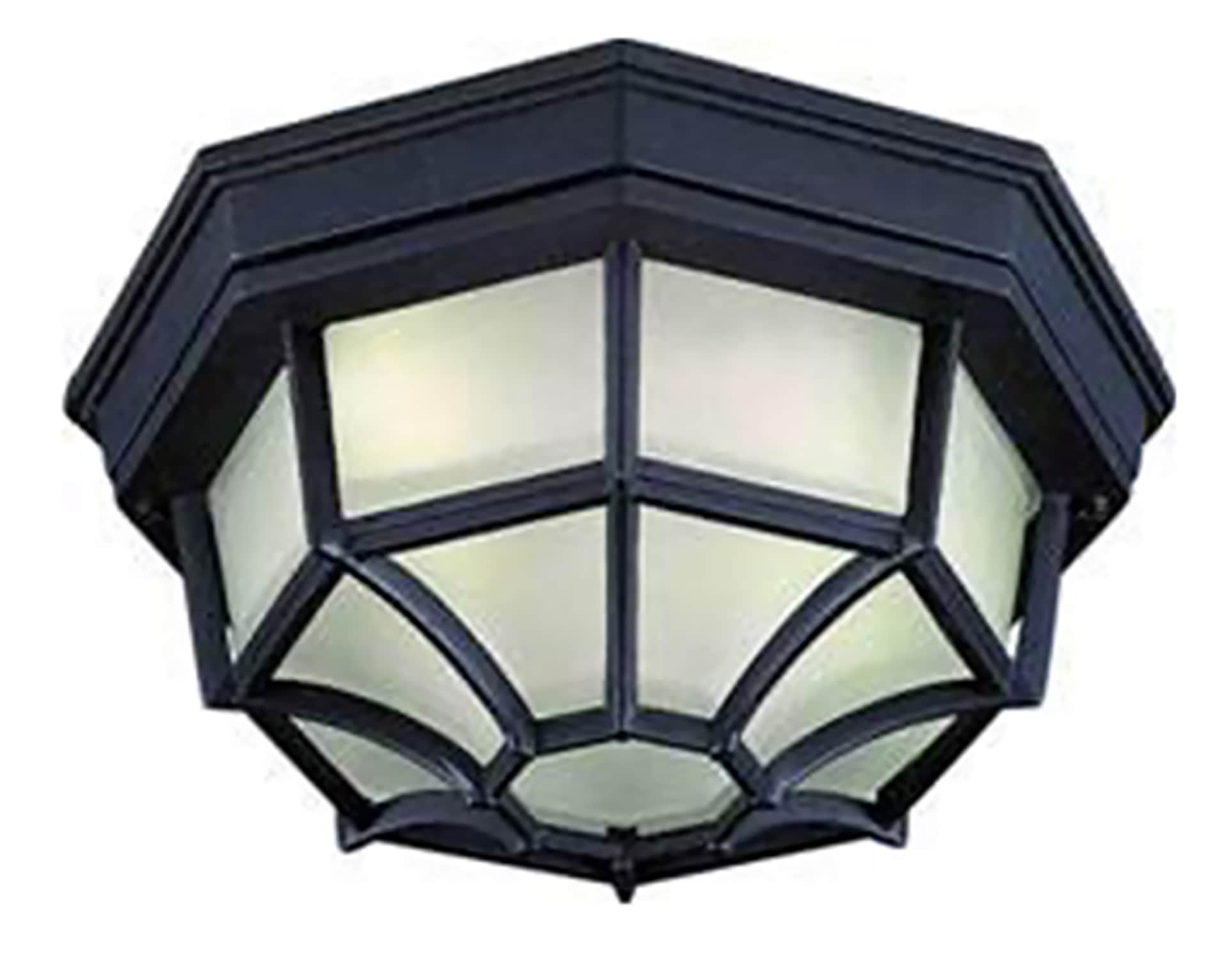 Volume Lighting V8858-5 2 -Light 11.25-in Black Indoor/Outdoor