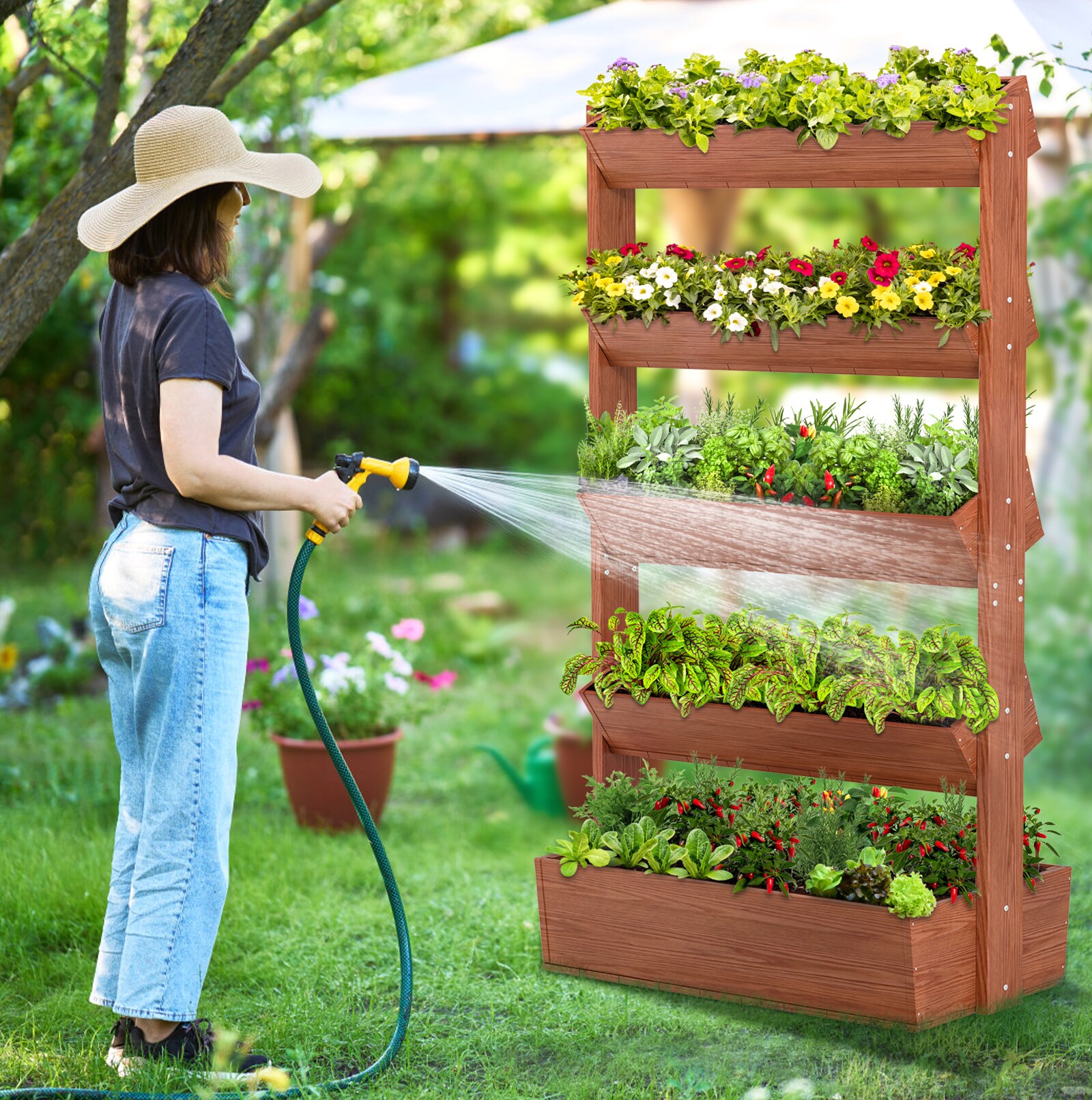 DOCRED FIVERDHX-A1-LS02 Raised-Garden-Beds - View #5