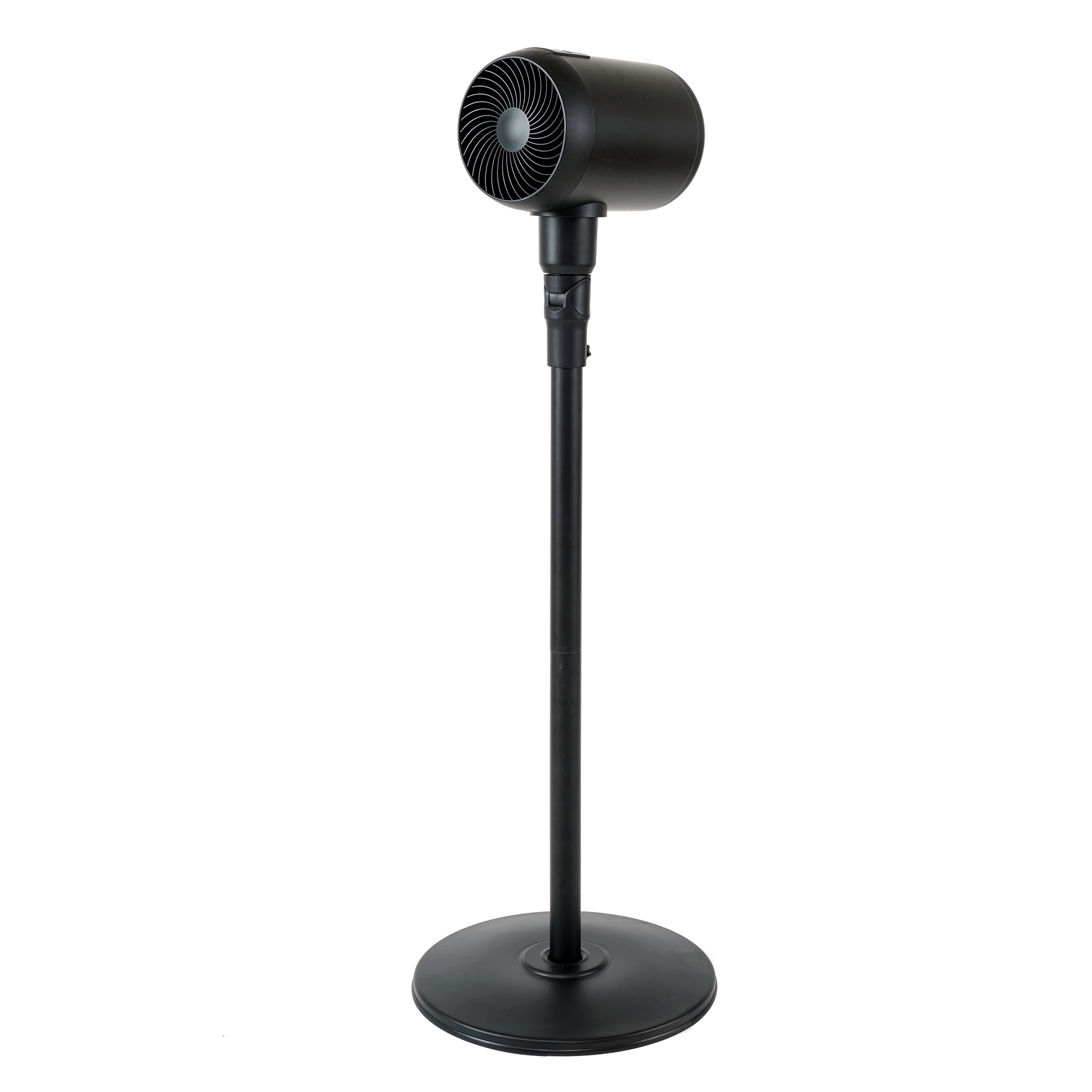 GZMR GZ-DHFTRO7B 7-Inches 120 -Volt 6 -Speed Indoor Black Oscillating Pedestal Fan with Remote