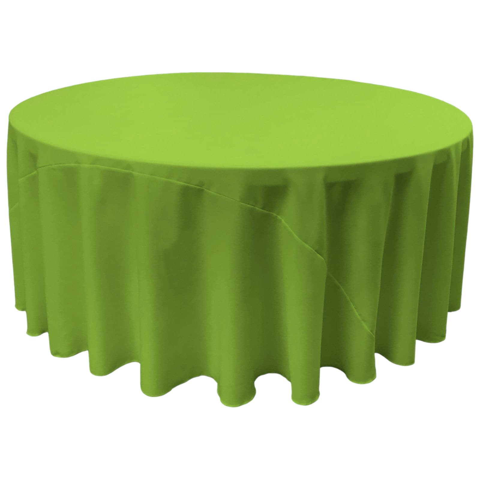 Slickblue Round Dining Room Polyester Poplin Table Cover for 108 Inch Round Tablecloth for Home Dining Tables and Event Setup Use Multiple Color Options