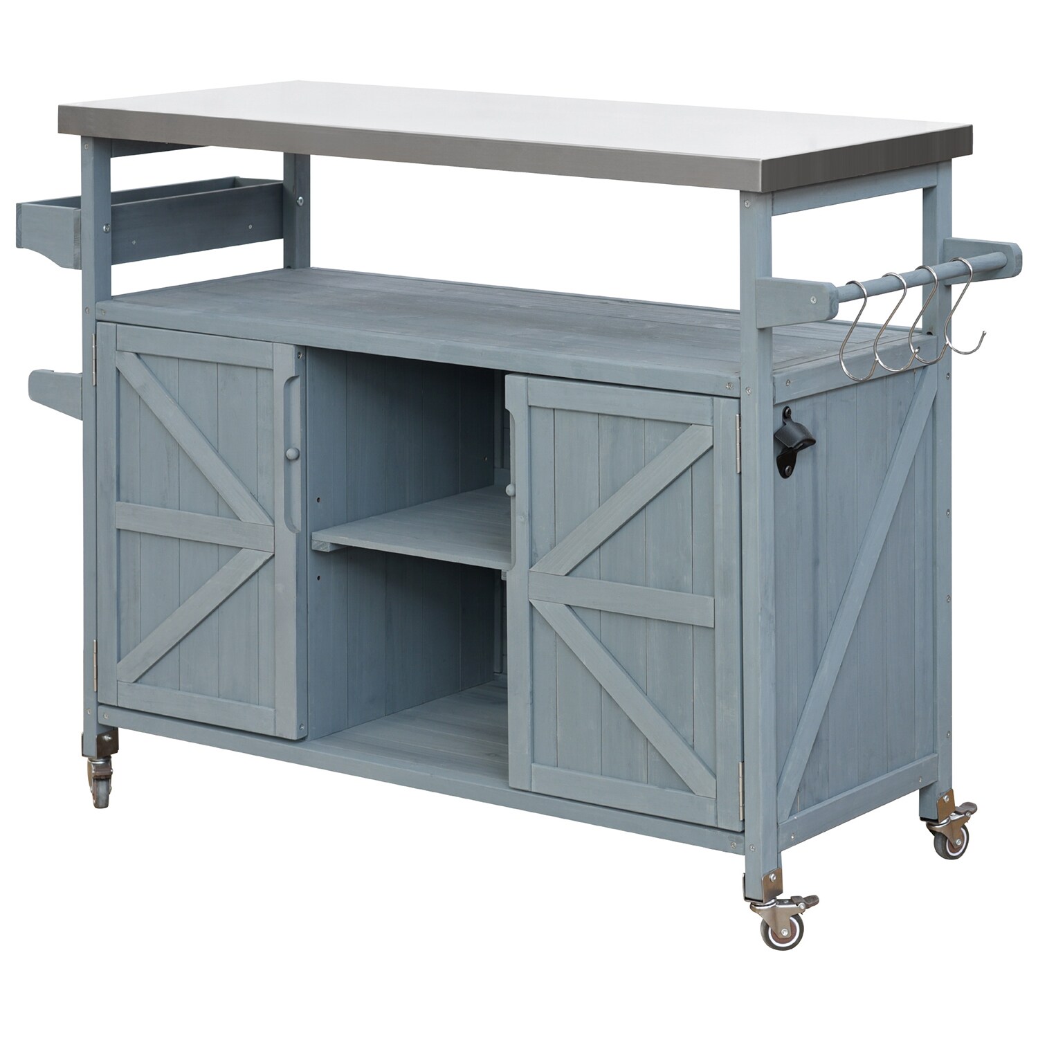 SINOFURN SYB260043GY Outdoor-Carts - View #2