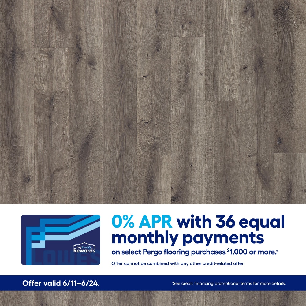 Pergo TimberCraft +WetProtect Ruxin Oak 12-mm T x 7-1/2-in W x 47-1/4-in L Waterproof Laminate Wood Flooring ( 22.09-sq ft / Carton )