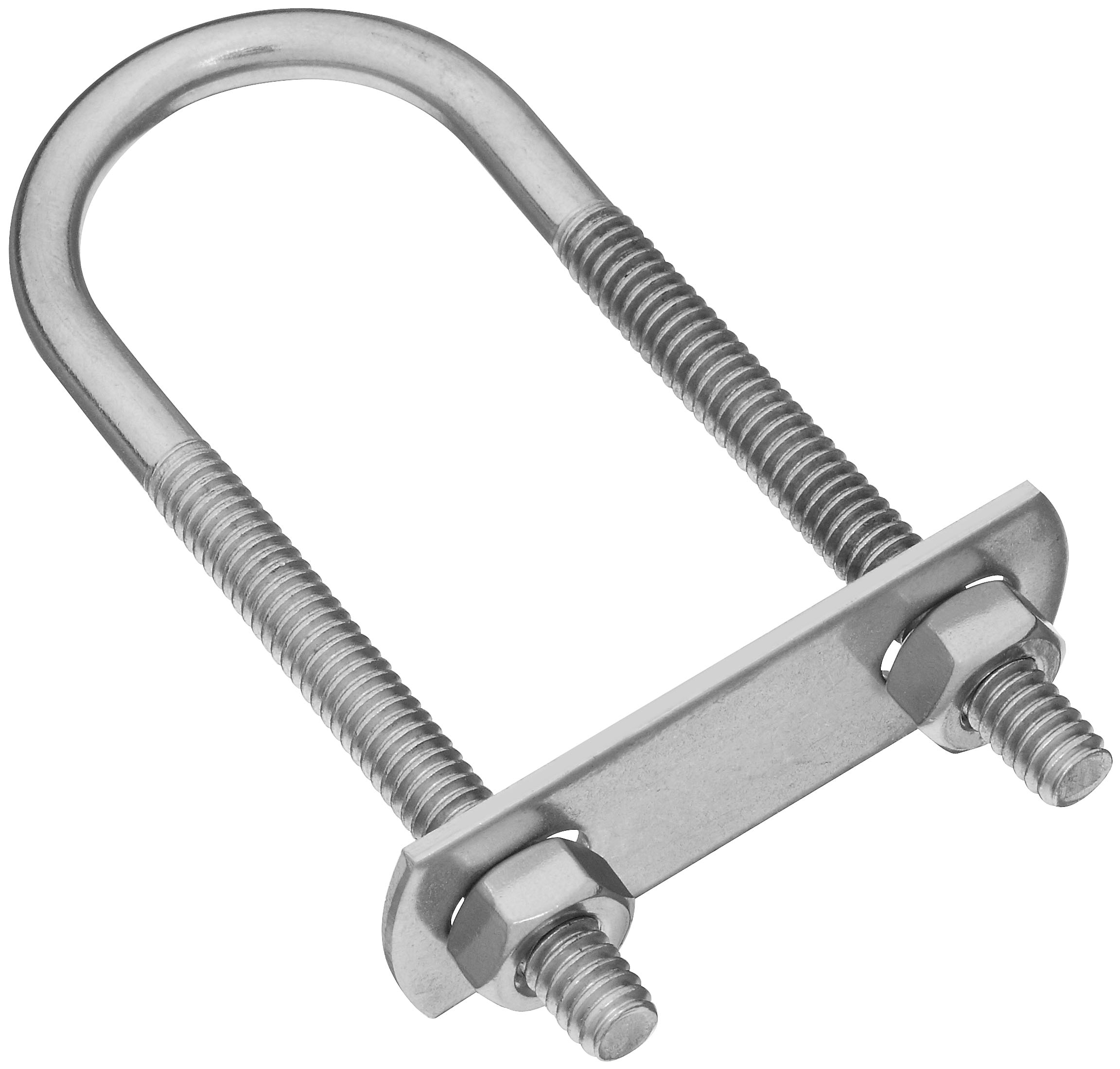 National Hardware N422-581 1/4-in 1/4-in x 1-1/8-in Stainless Interior/Exterior Coarse Thread U-bolt Bolt